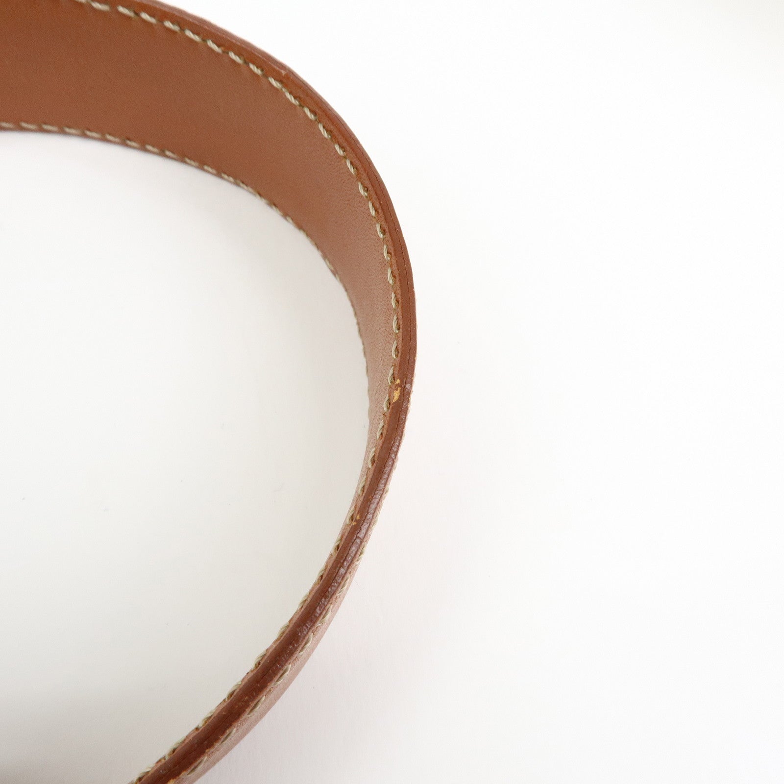 CELINE Macadam PVC Leather Shoulder Bag Hand Bag Brown