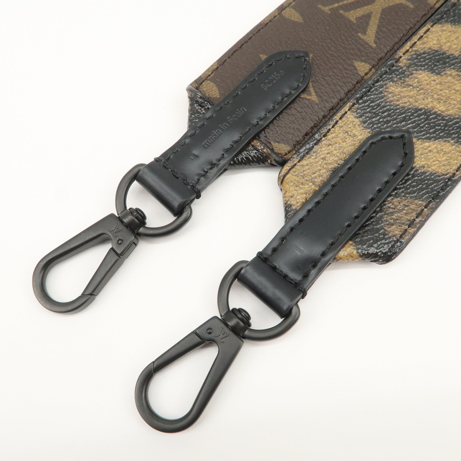 Louis Vuitton Monogram Canvas Shoulder Strap Leopard Brown J02290