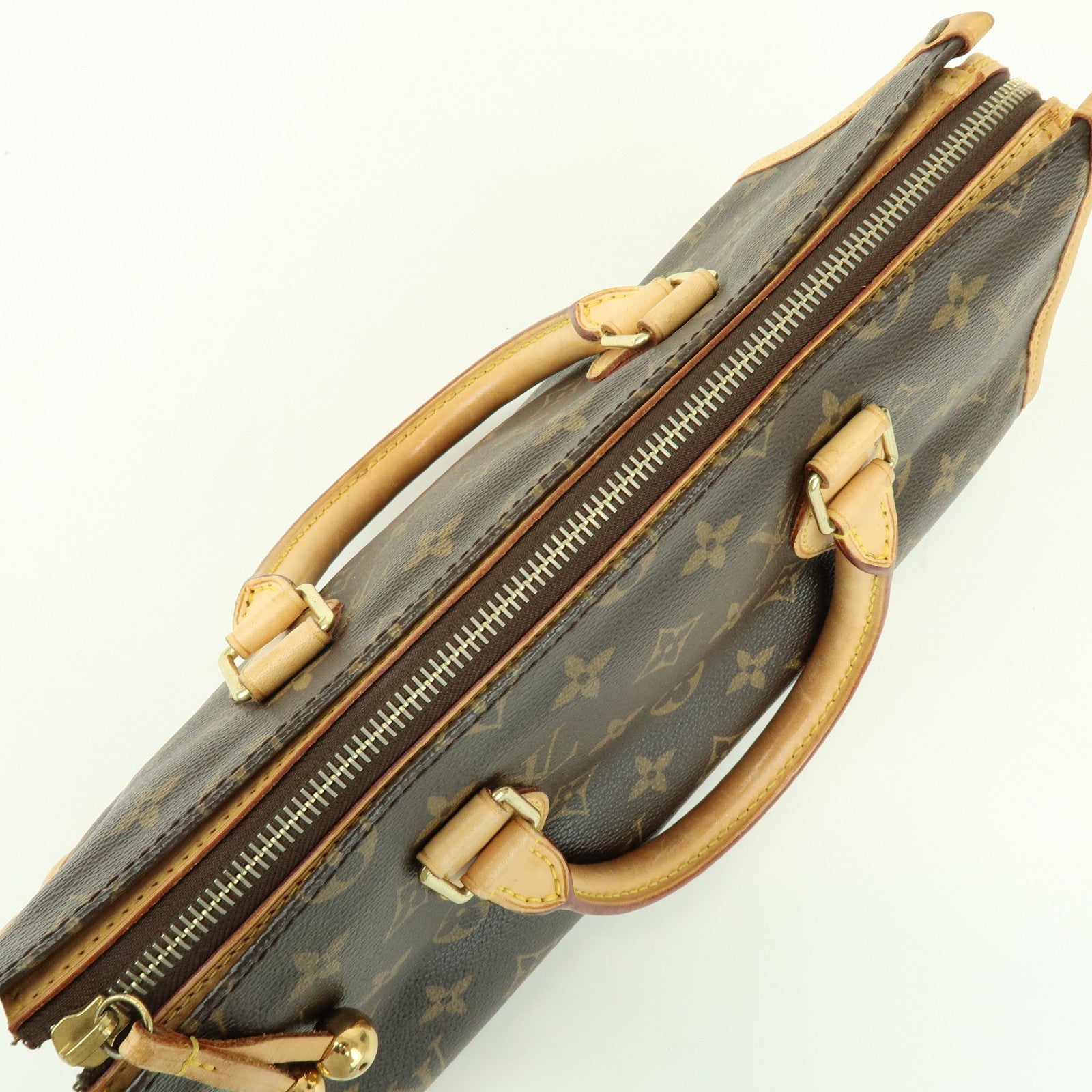 Louis Vuitton Monogram Popincourt Hand Bag Brown M40009