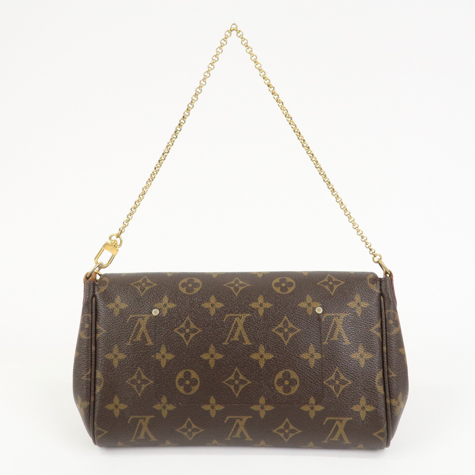 Louis Vuitton Monogram Favorite MM Shoulder Bag Brown M40718