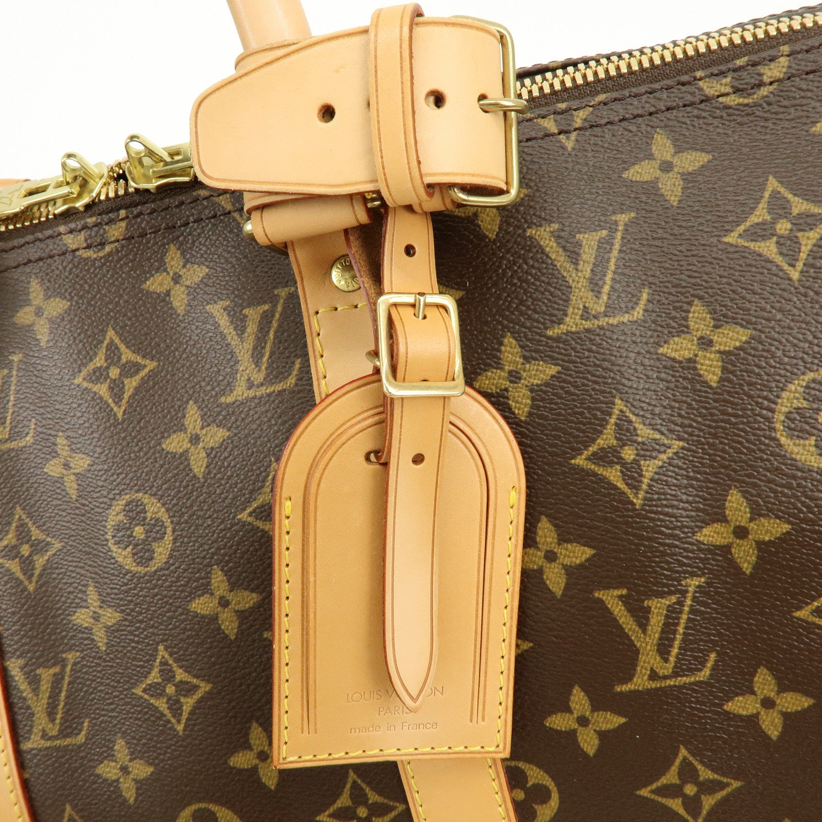 Louis Vuitton Monogram Keep All Bandouliere 50 Boston Bag M41416