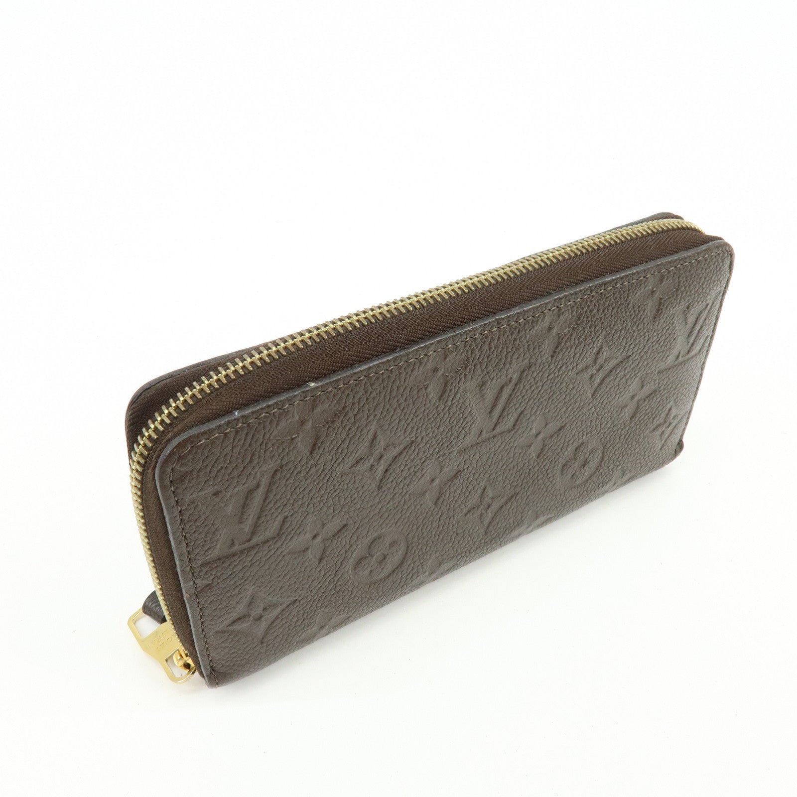 Louis Vuitton Monogram Empreinte Round Zippy Wallet Terre M60548