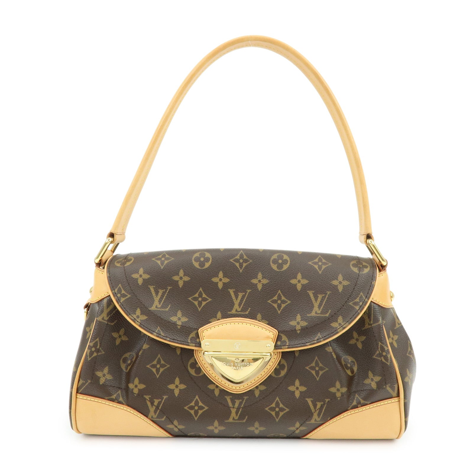 Louis Vuitton Monogram Beverly MM Shoulder Hand Bag Brown M40121