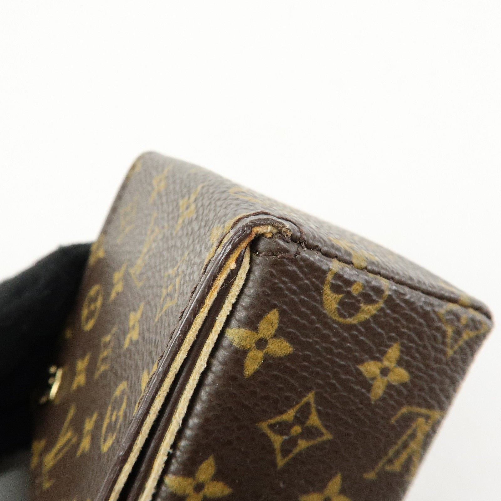 Louis Vuitton Monogram Canvas Jewelry Case Ring Box SN3049
