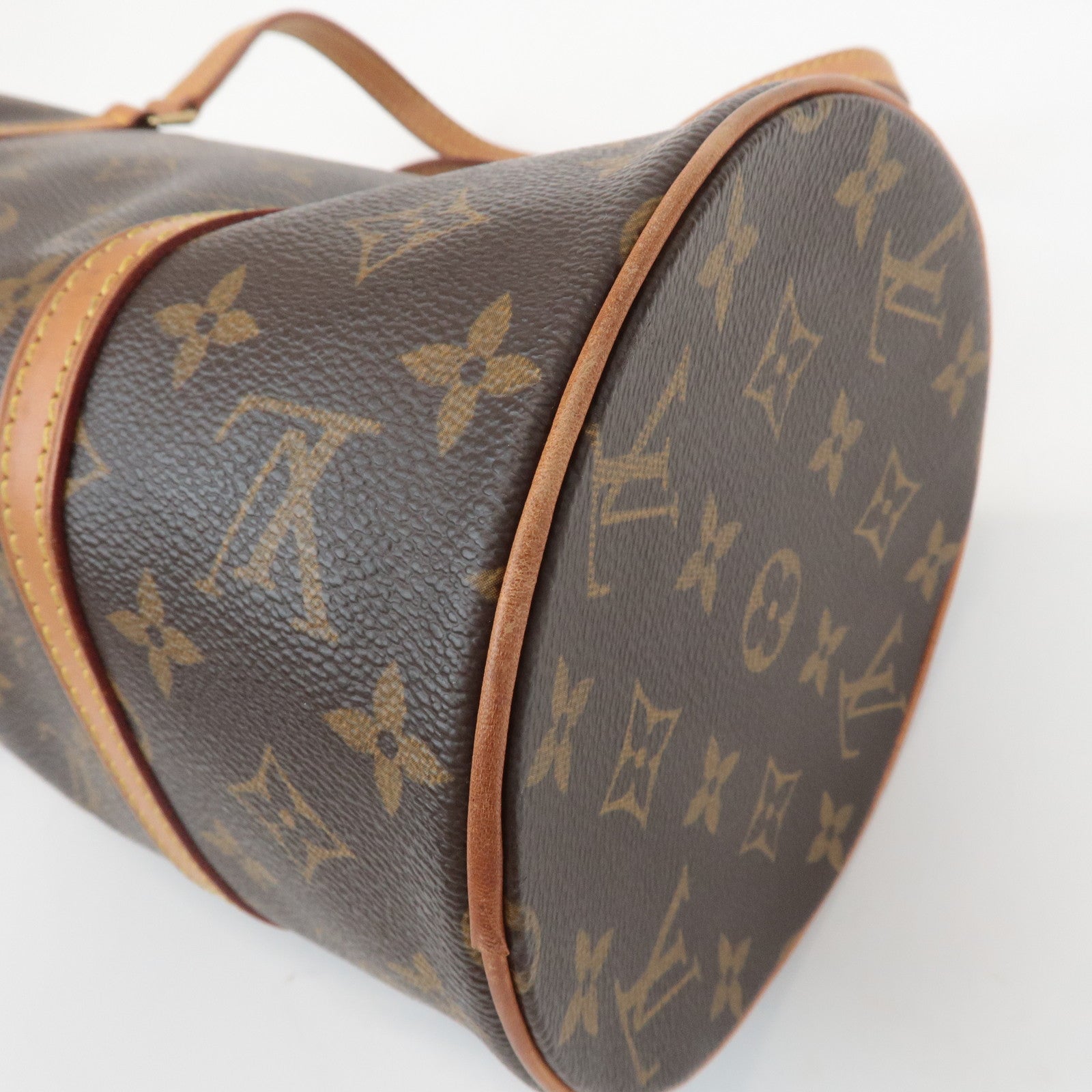 Louis Vuitton Monogram Papillon 30 Hand Bag New Style Brown M51385