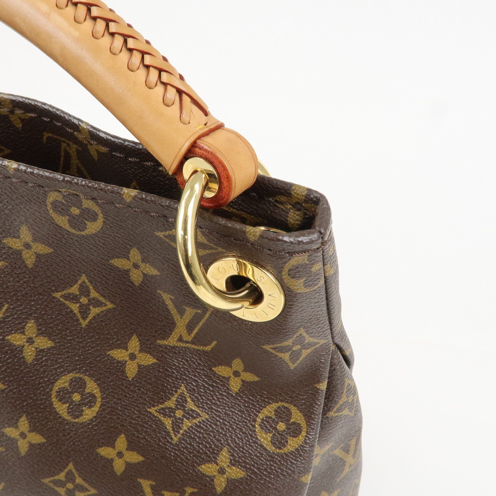 Louis Vuitton Monogram Artsy MM Shoulder Bag Brown M40249