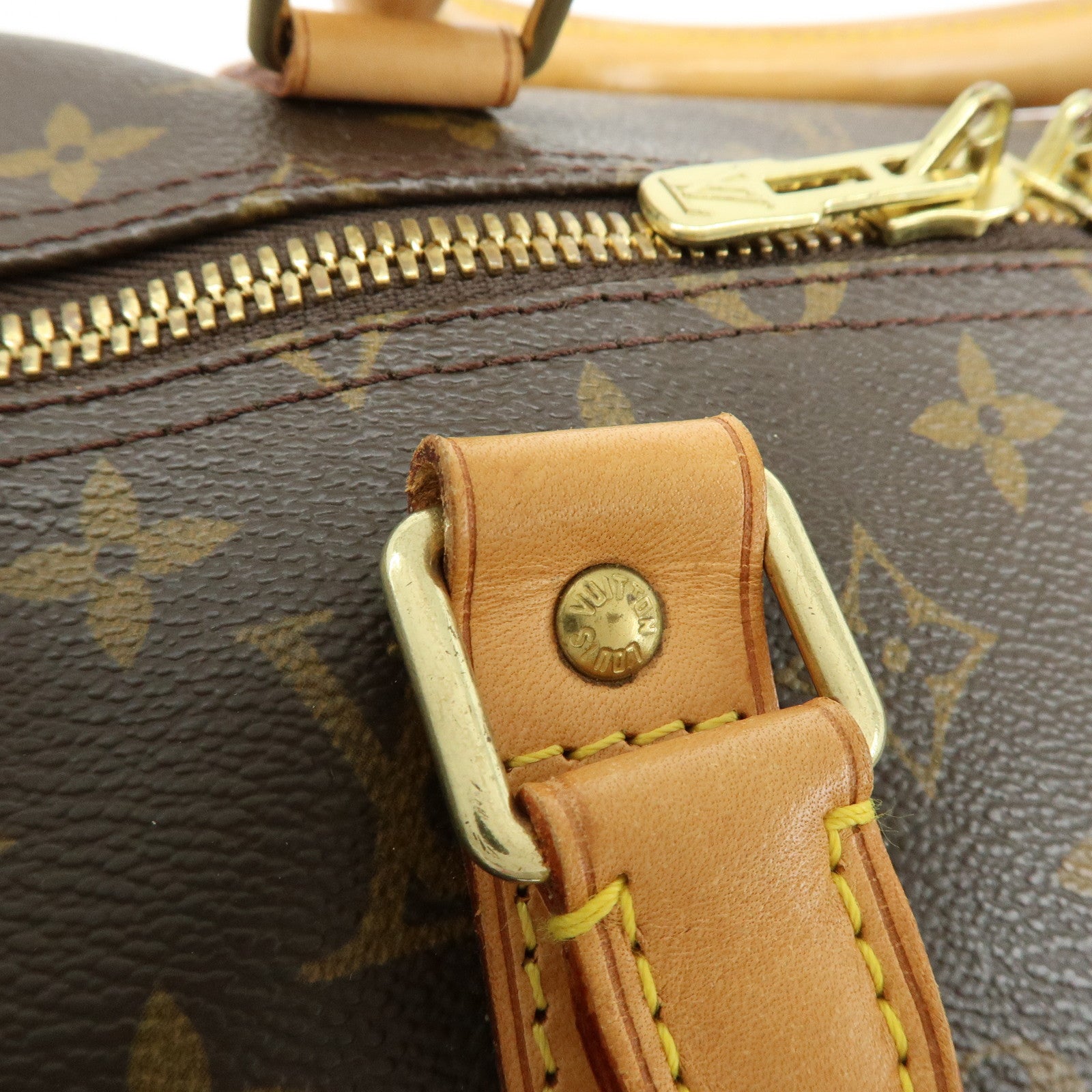 Louis Vuitton Monogram Keep All Bandouliere 55 Boston Bag M41414