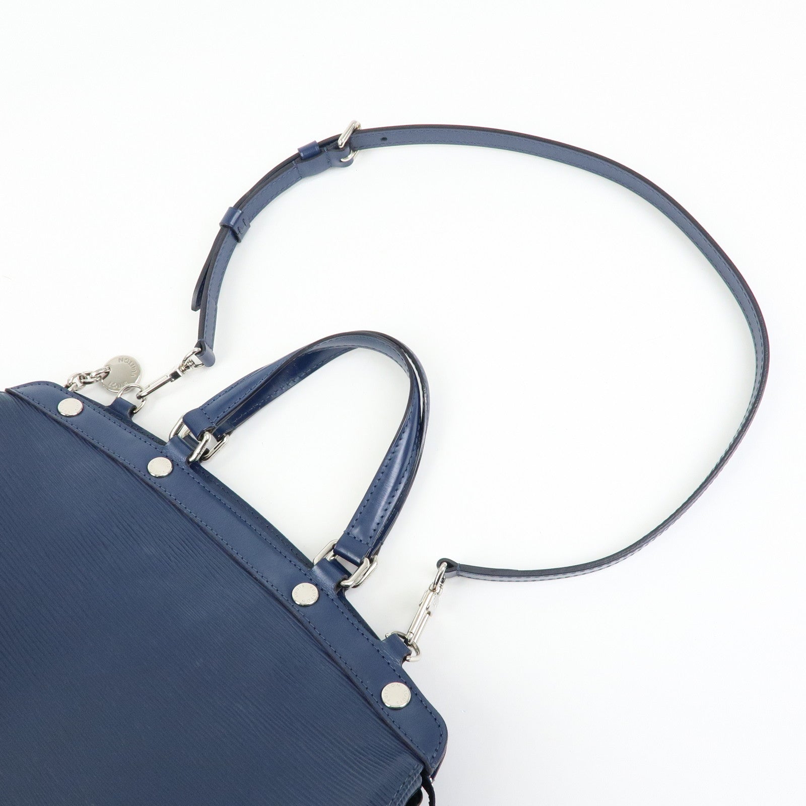 Louis Vuitton Epi Brea MM 2Way Bag Hand Bag Indigo M40821
