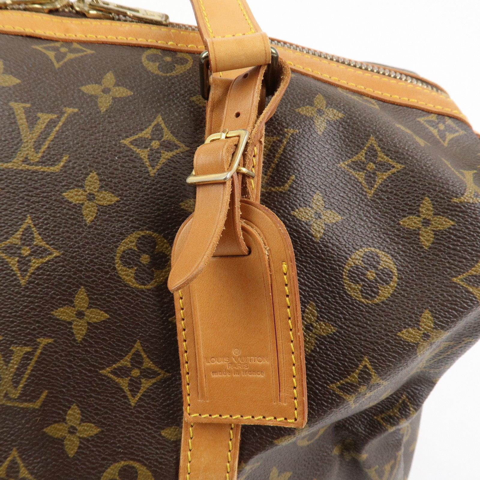 Louis Vuitton Monogram Sac Souple 35 Boston Bag Brown M41626