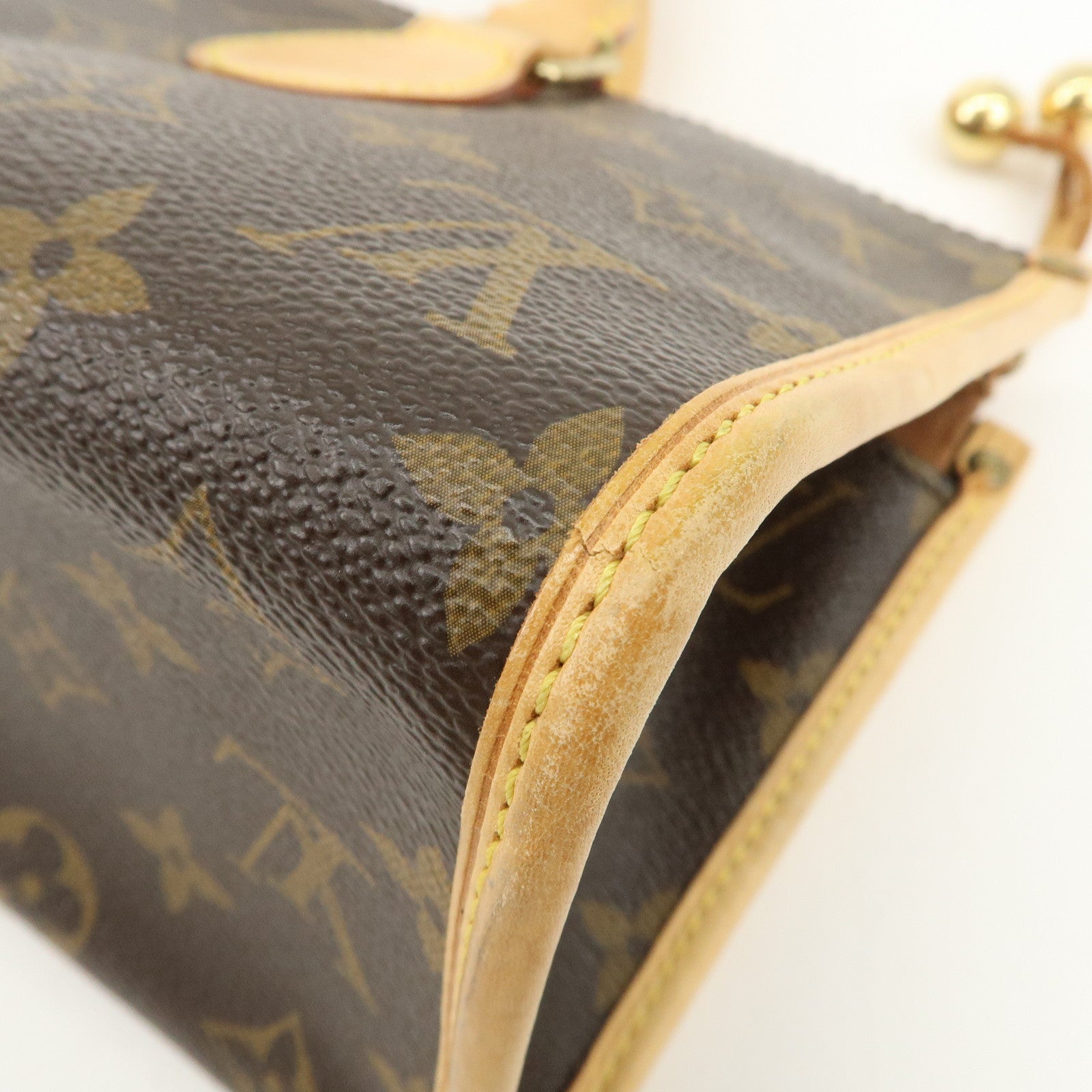 Louis Vuitton Monogram Popincourt Hand Bag Brown M40009