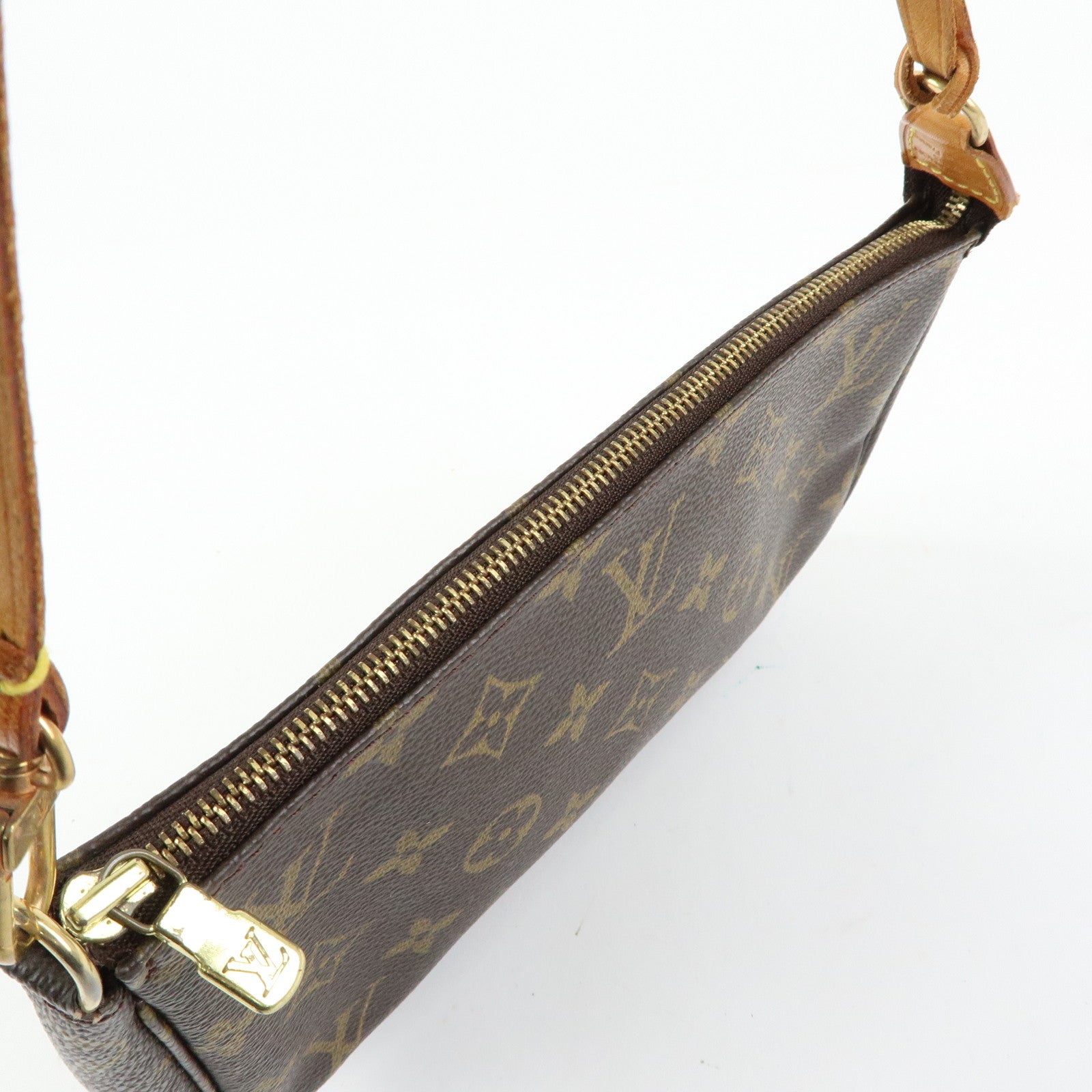 Louis Vuitton Monogram Pochette Accessoires Pouch Hand Bag M51980