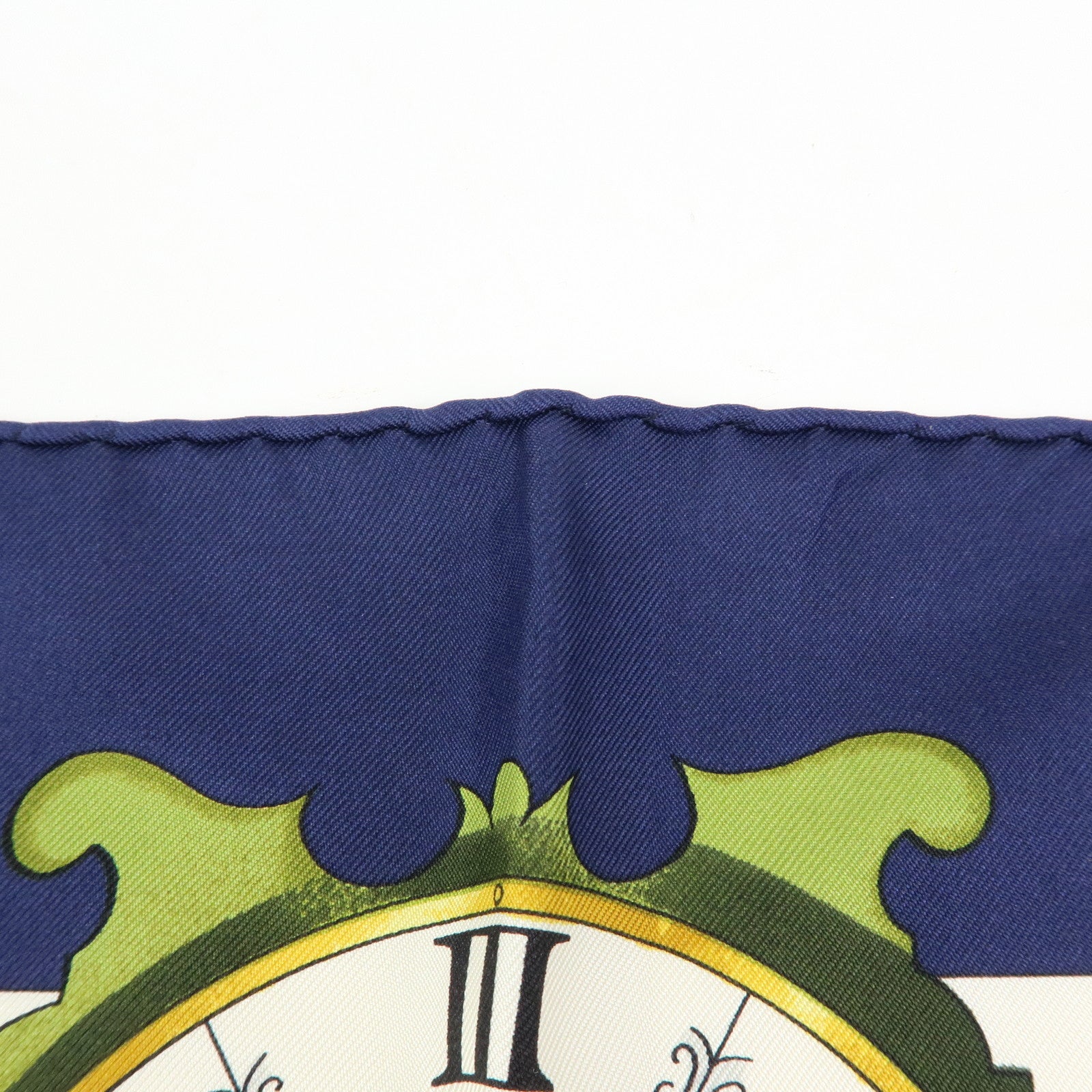 HERMES Carre90 Silk100% Scarf Parmi Les Fleurs Je Compte Les Heures