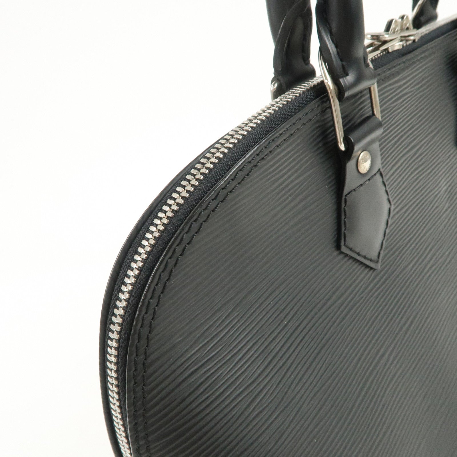 Louis Vuitton Epi Leather Alma PM Hand Bag Noir Black M52802