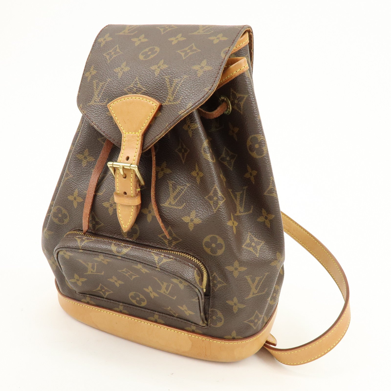 Louis Vuitton Monogram Montsouris MM Backpack Brown M51136