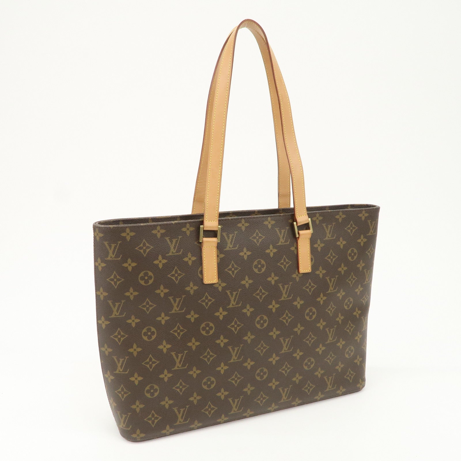 Louis Vuitton Monogram Luco Tote Bag Shoulder Bag Brown M51155