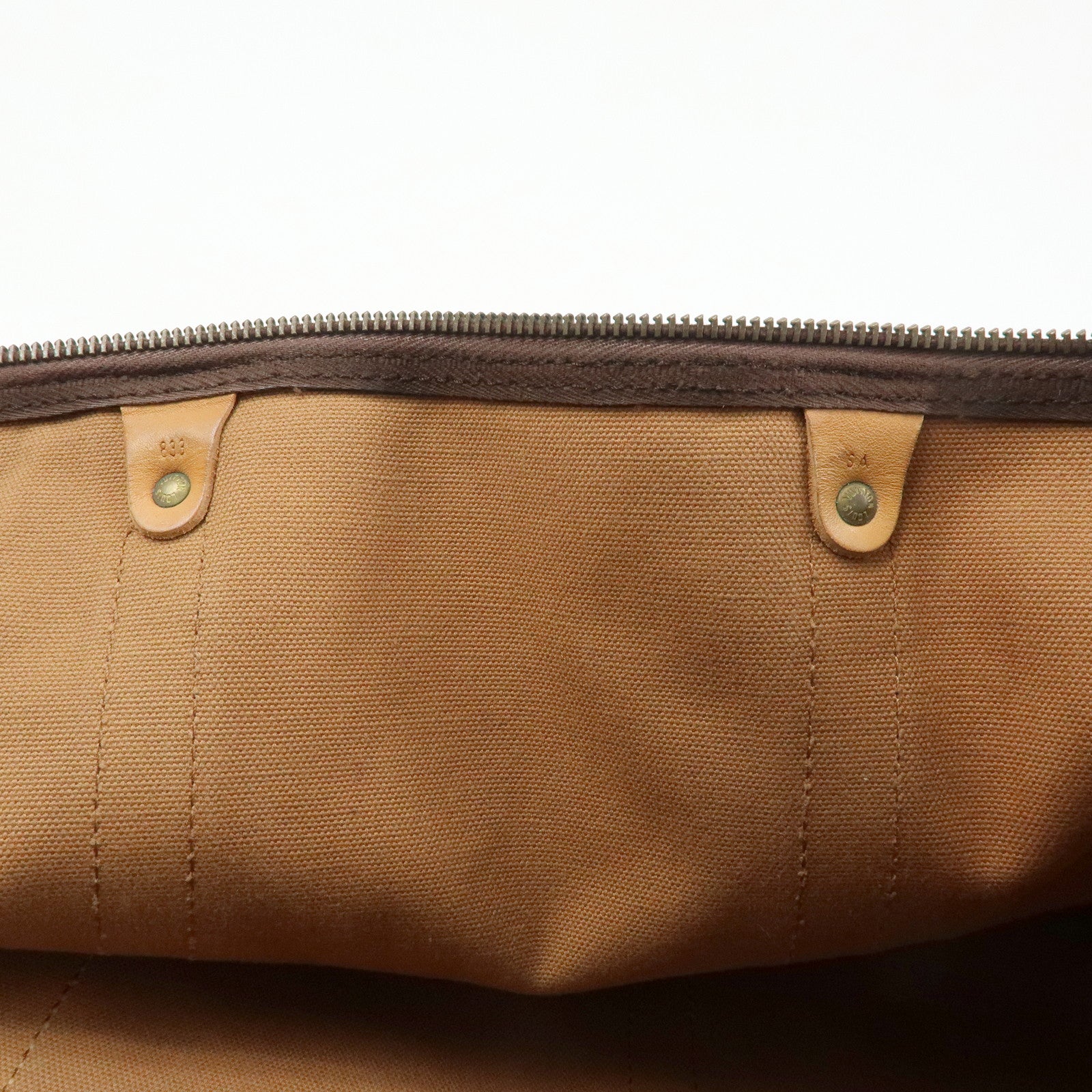 Louis Vuitton Monogram Keep All 60 Boston Bag Brown M41422