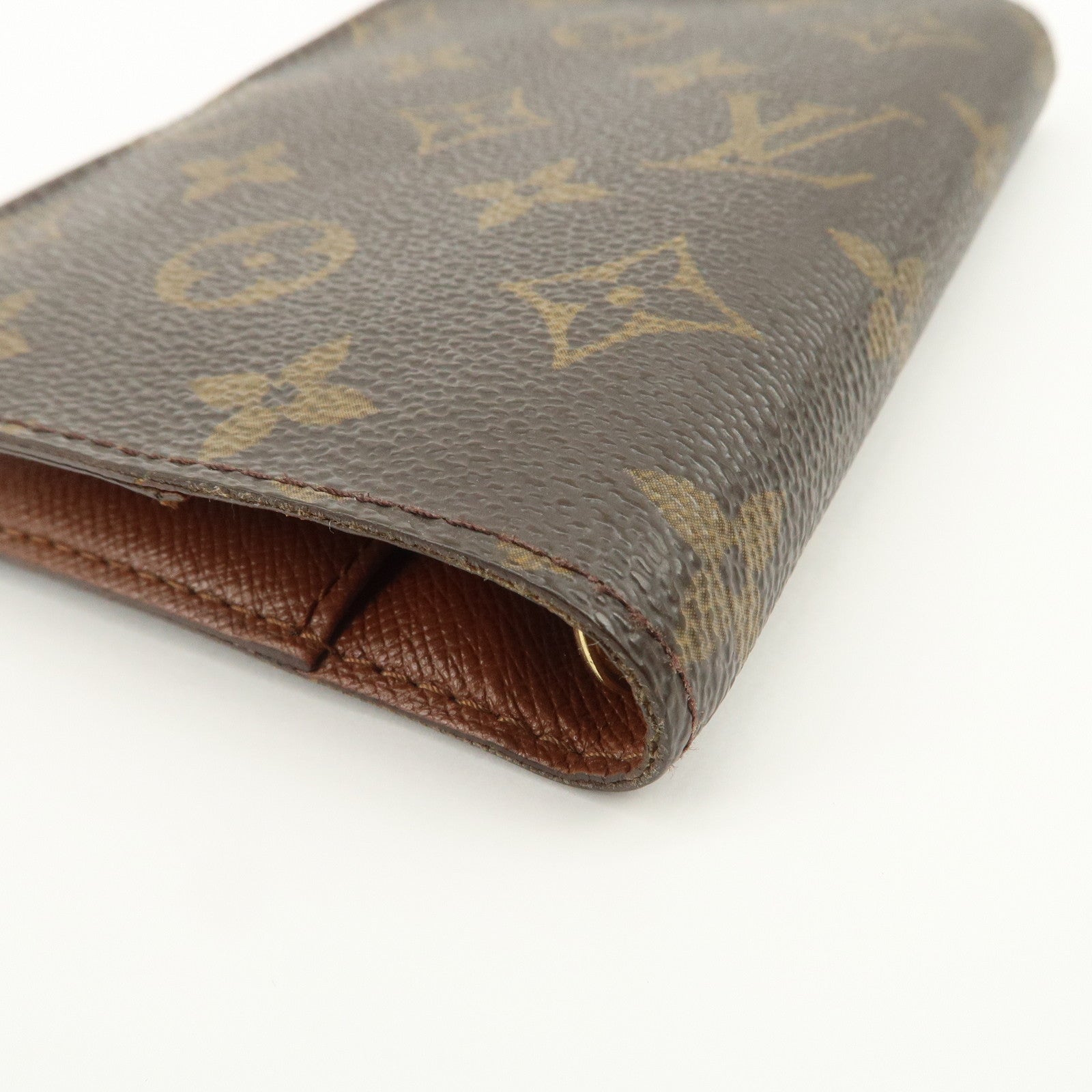Louis Vuitton Monogram Canvas Agenda PM Planner Cover Brown R20005