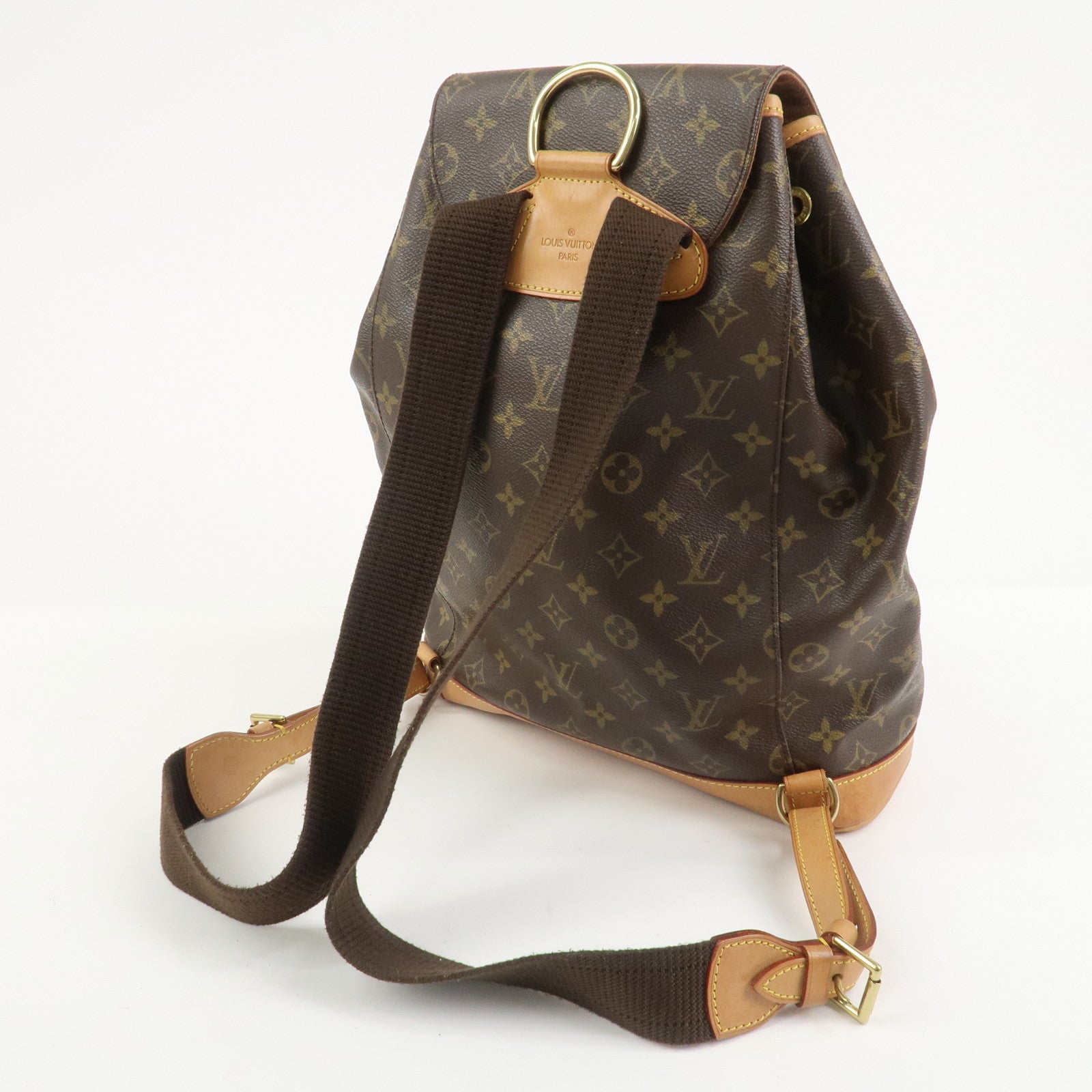 Louis Vuitton Monogram Montsouris GM Backpack Brown M51135