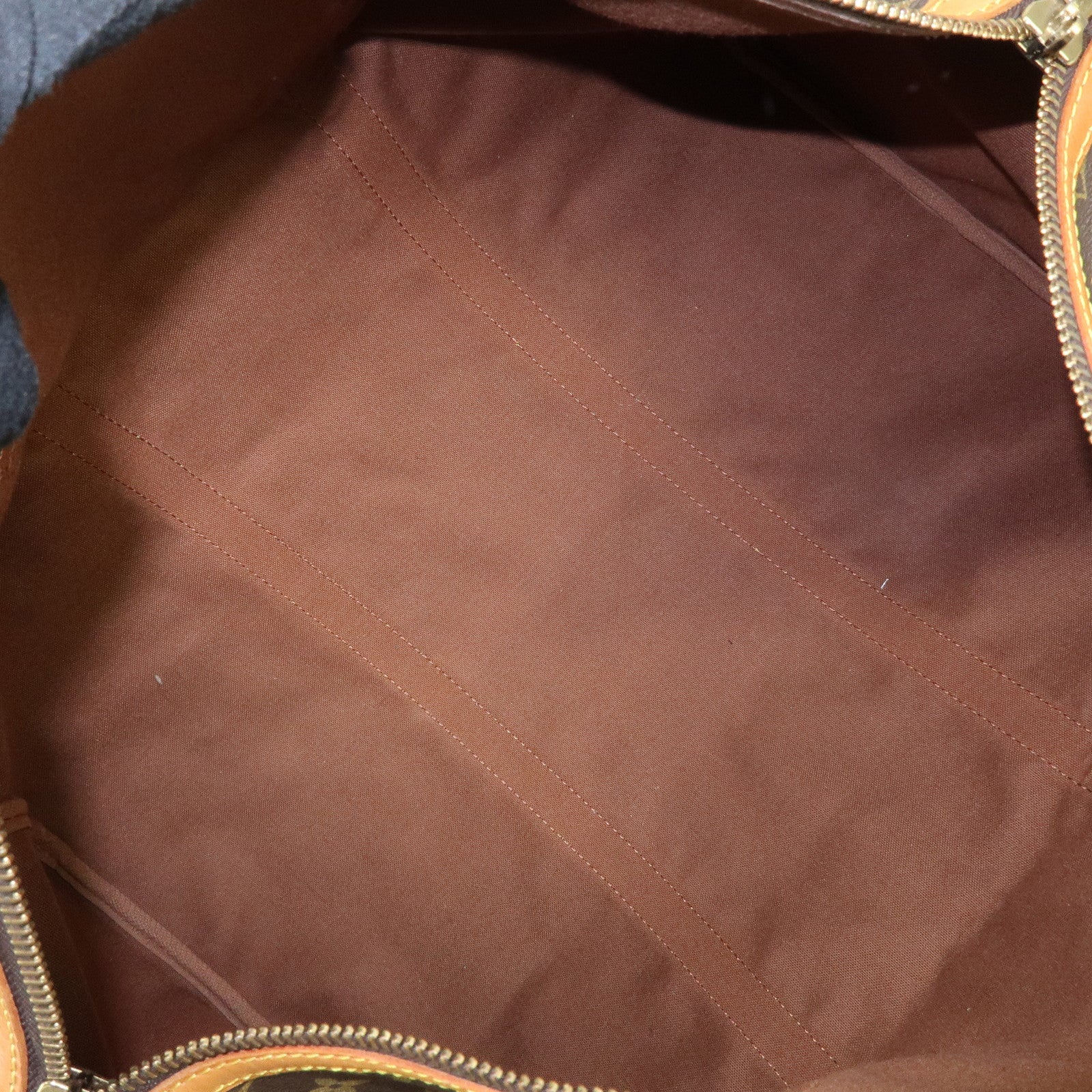 Louis Vuitton Monogram Sac Souple 45 Boston Bag Brown M41624
