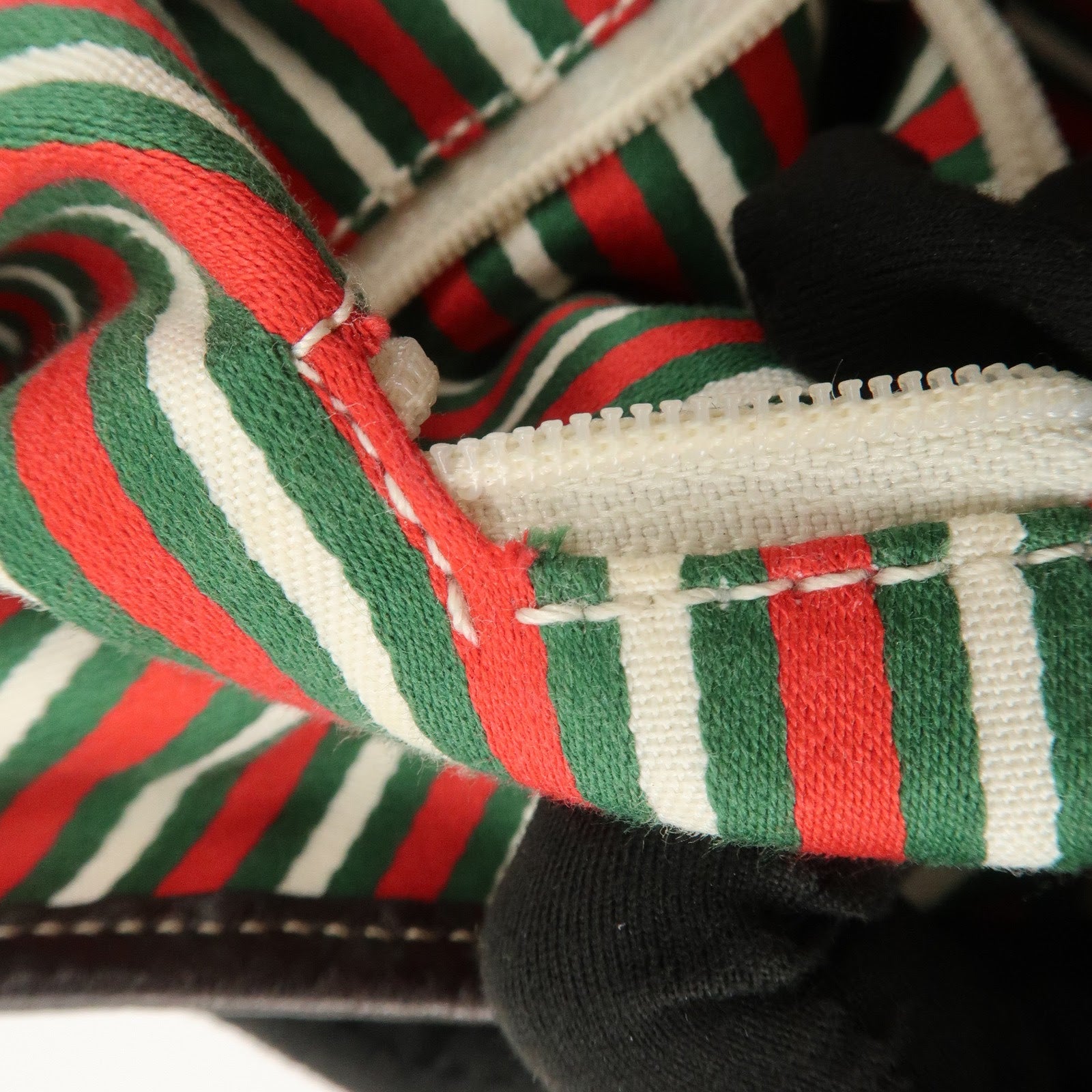 GUCCI New Britt GG Canvas Leather Shoulder Bag Beige Brown 169947