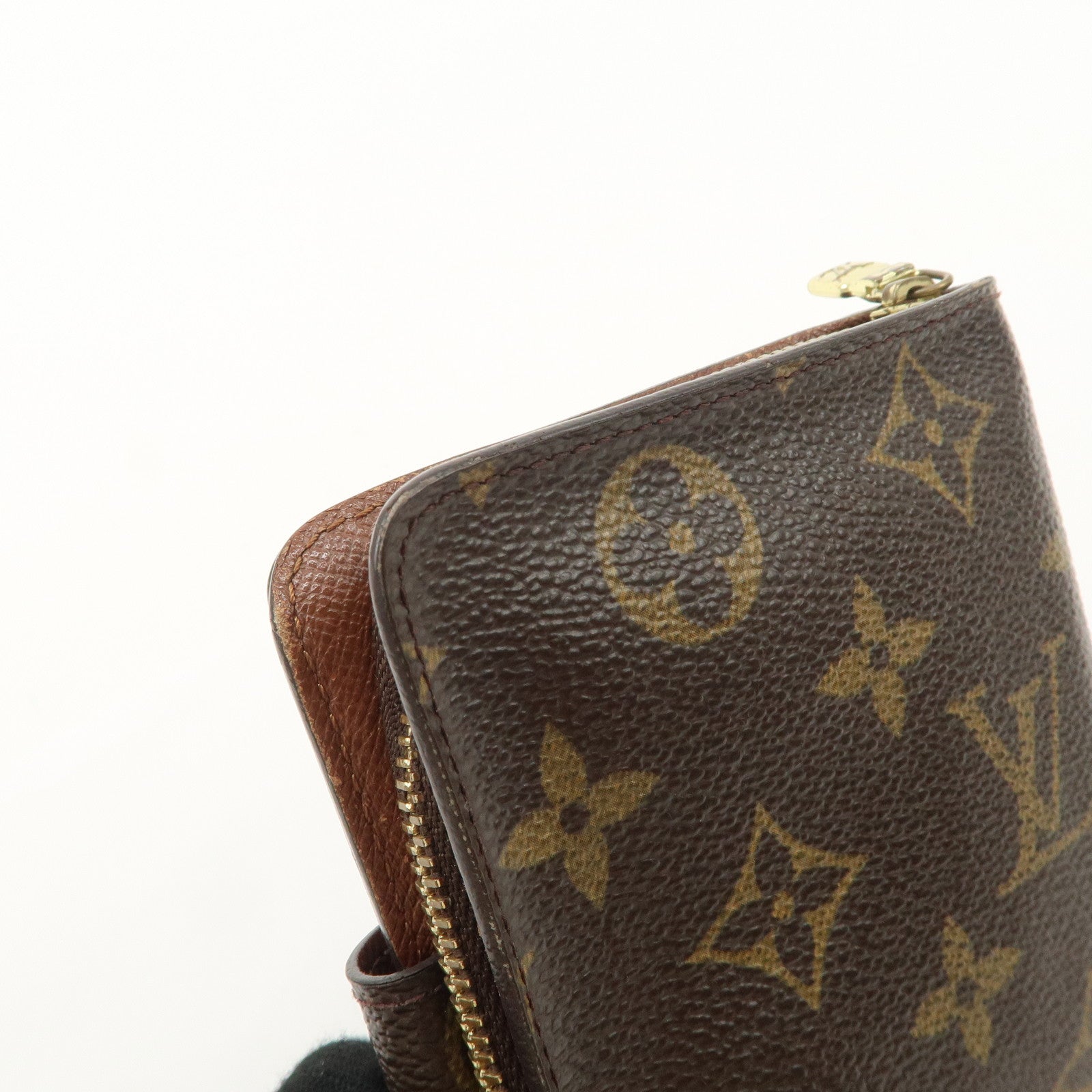 Louis Vuitton Louis Monogram Compact Small Zippy Wallet M61667 Used