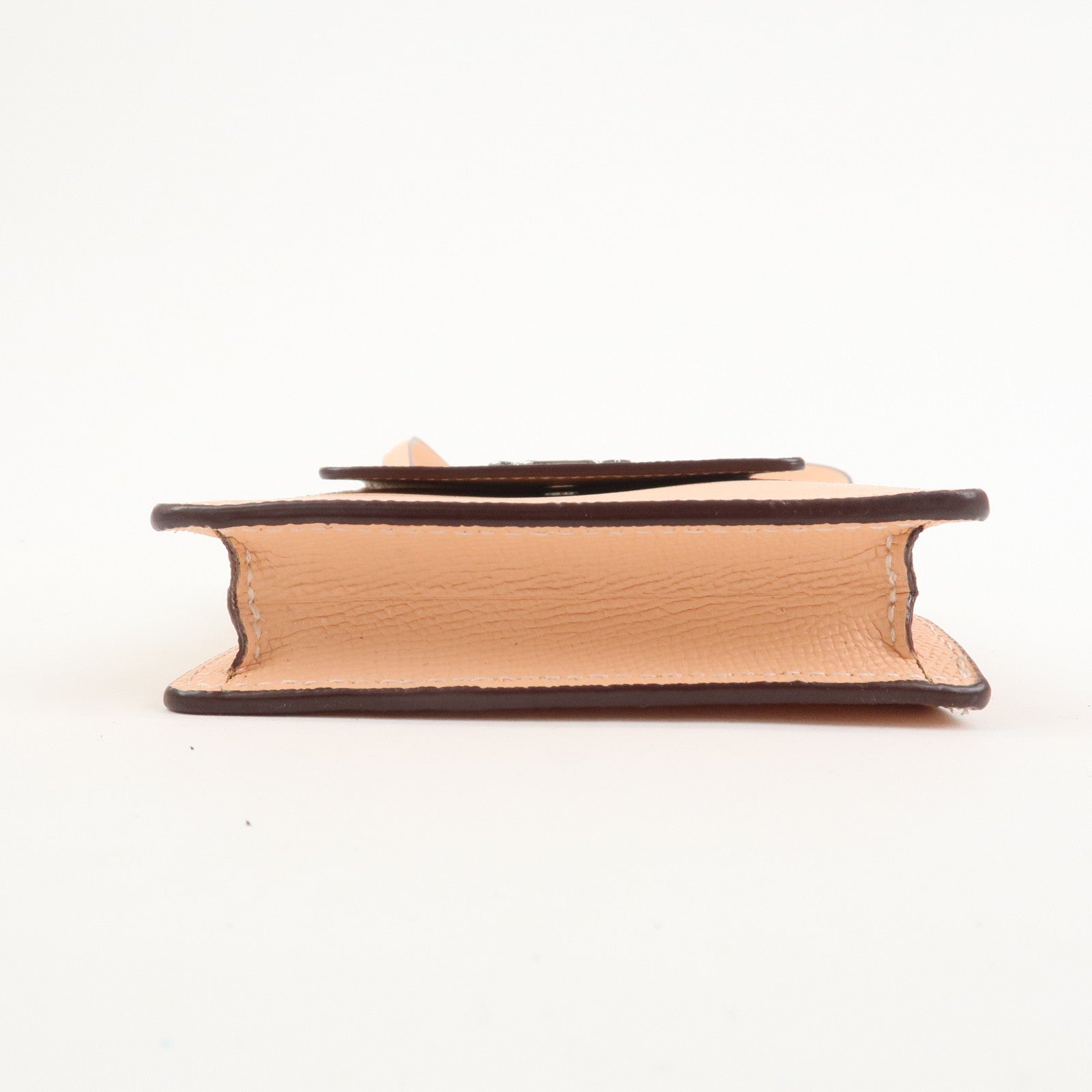 COACH Logo Leather Shoulder Bag Crossbody Bag Pink