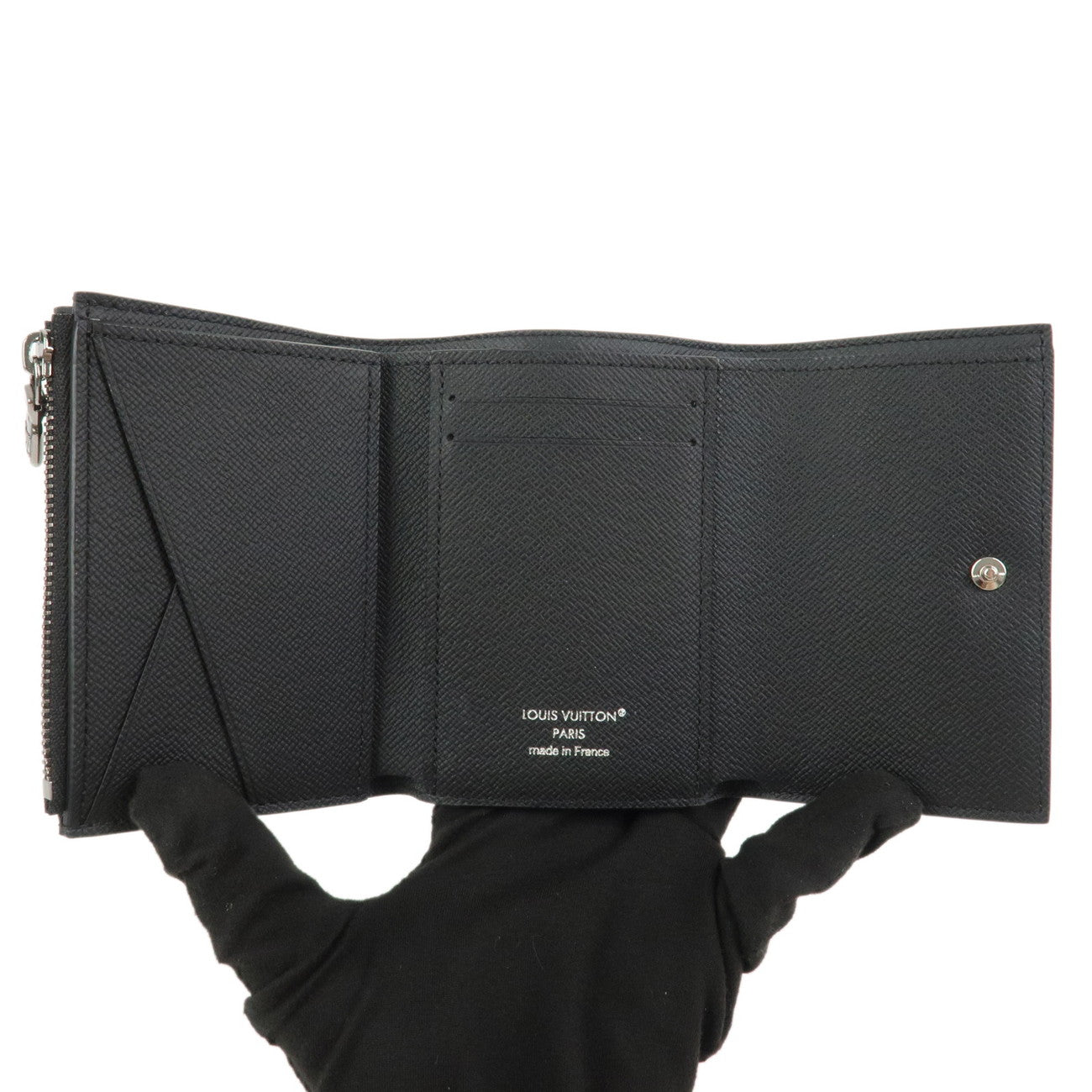 Louis Vuitton Monogram Eclipse Victor Compact Wallet M12598