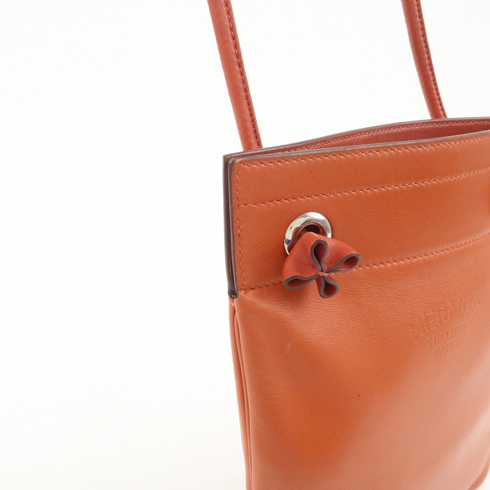 HERMES Aline Mini Shoulder Bag Crossbody Bag C Stamped Brown