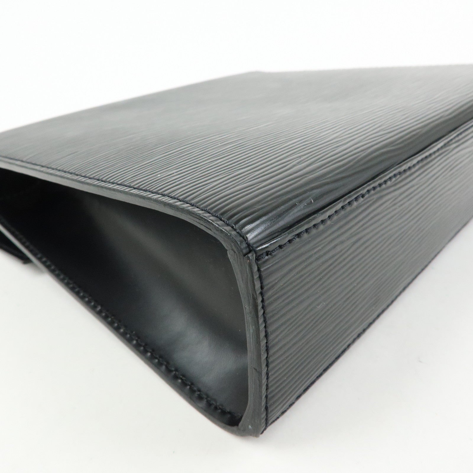 Louis Vuitton Epi Leather Malesherbes Hand Bag Noir Black M52372