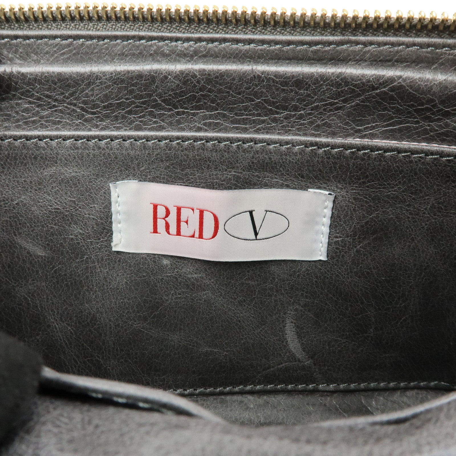 VALENTINO RED Valentino 2Way Bag Chain Shoulder Bag Hand Bag Gray