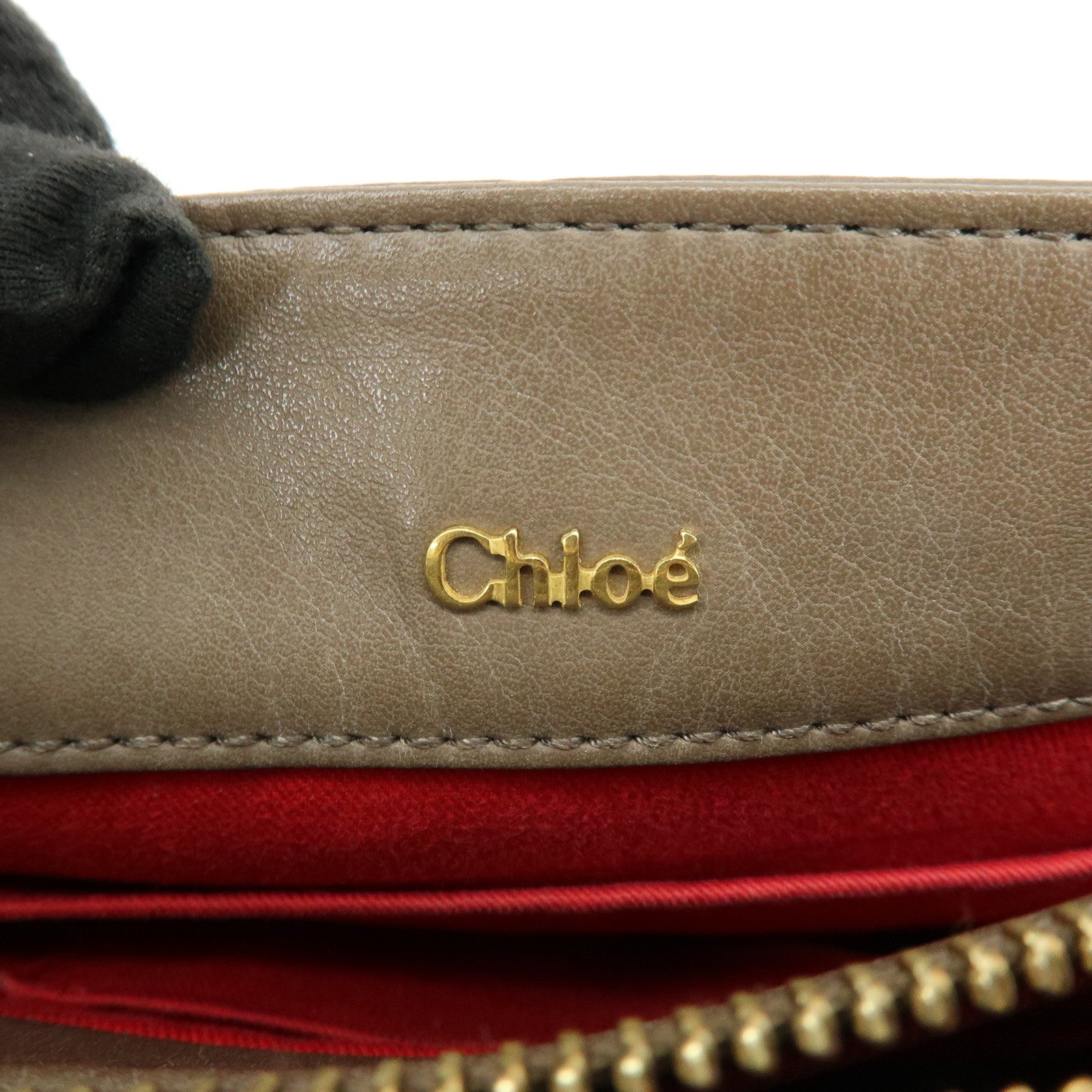 Chloe Eden Leather Shoulder Bag Crossbody Bag Tassel Brown