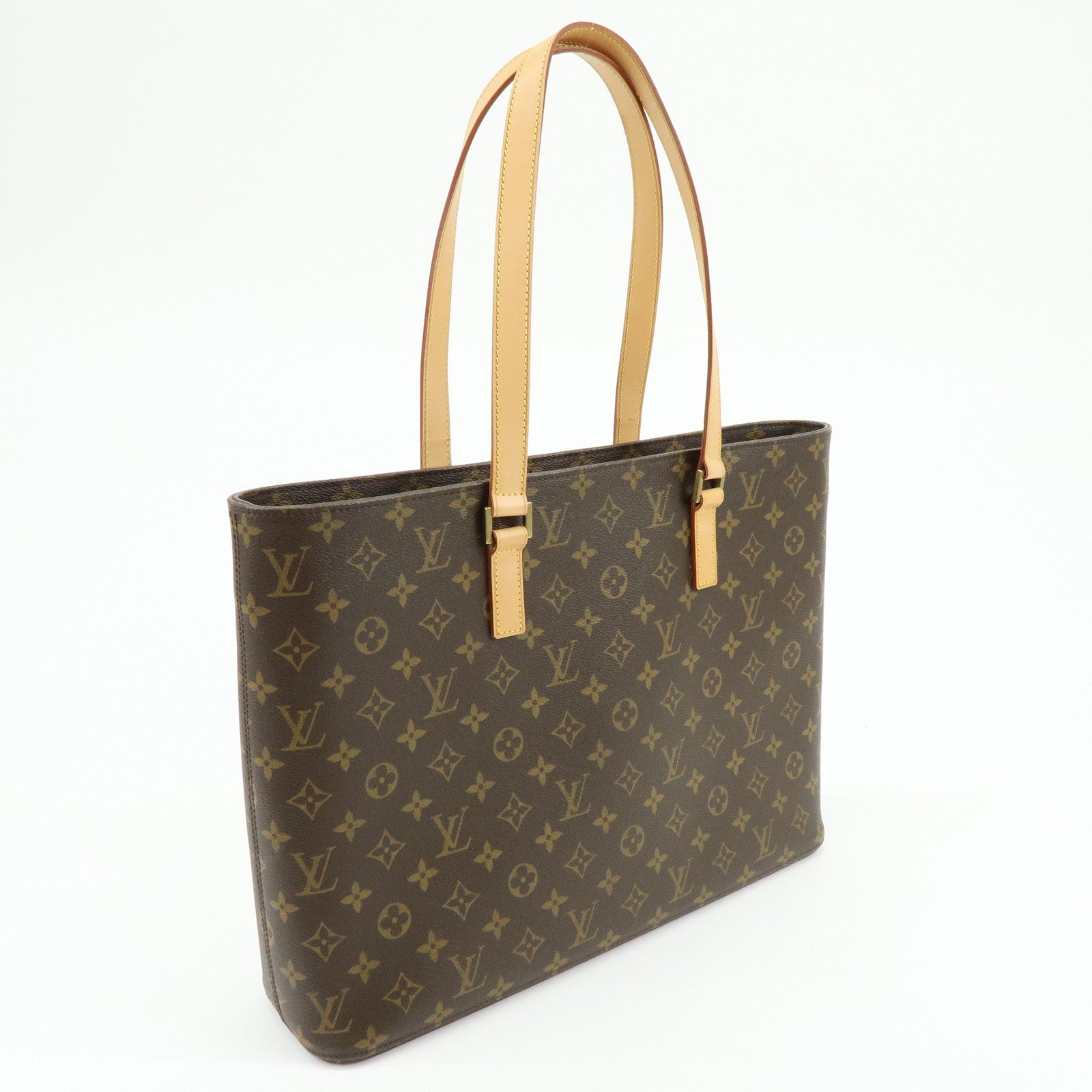 Louis Vuitton Monogram Luco Tote Bag Shoulder Bag Brown M51155