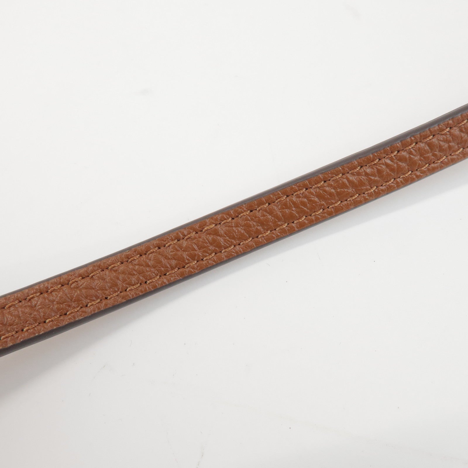 TORY BURCH Double T Leather Shoulder Bag Crossbody Bag Brown