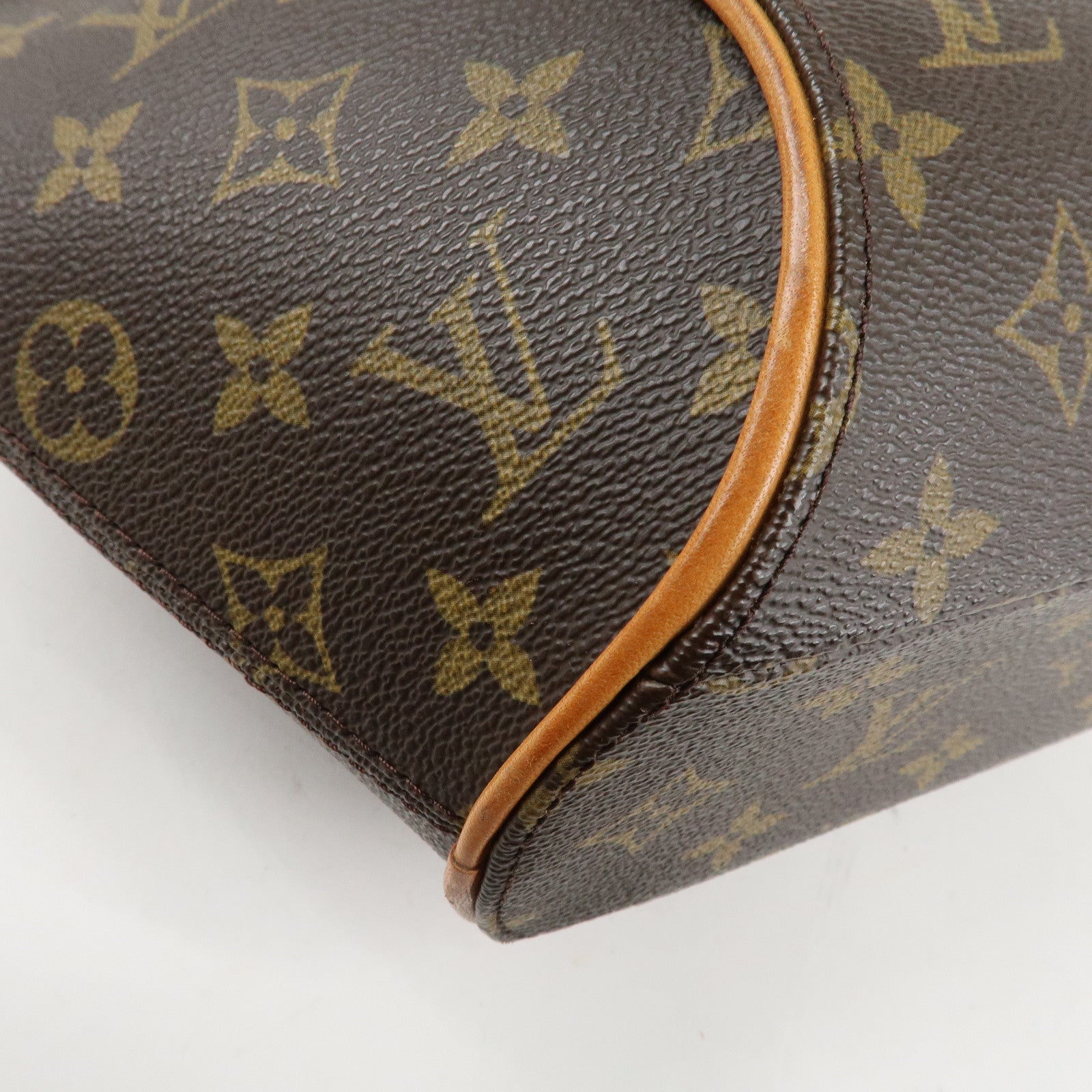 Louis Vuitton Monogram Canvas Ellipse PM Hand Bag Brown M51127 Used