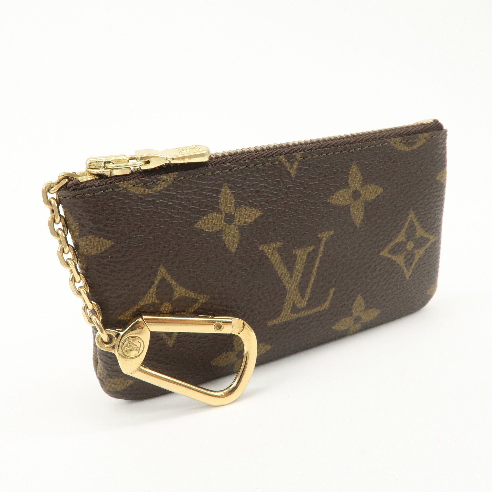 Louis Vuitton Monogram Pochette Cles Coin Case Key Case M62650