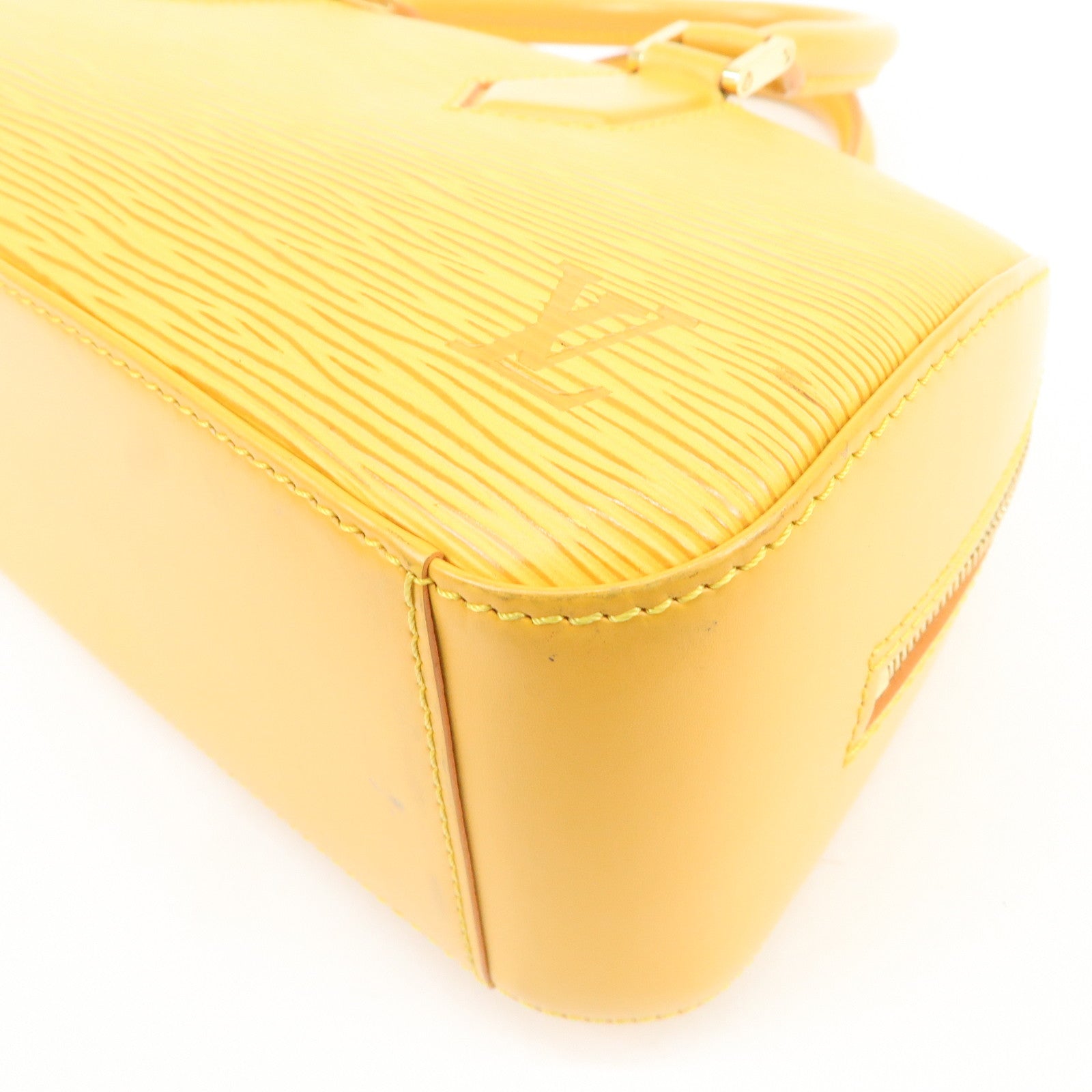 Louis Vuitton Epi Leather Jasmine Hand Bag Tassilli Yellow M52089