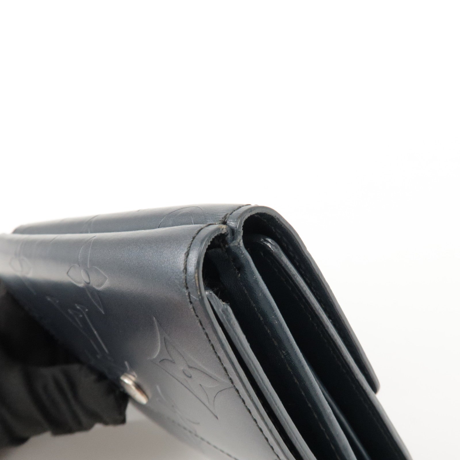 Louis Vuitton Monogram Matte Porte Monnaie Billets Credit M65115 Used