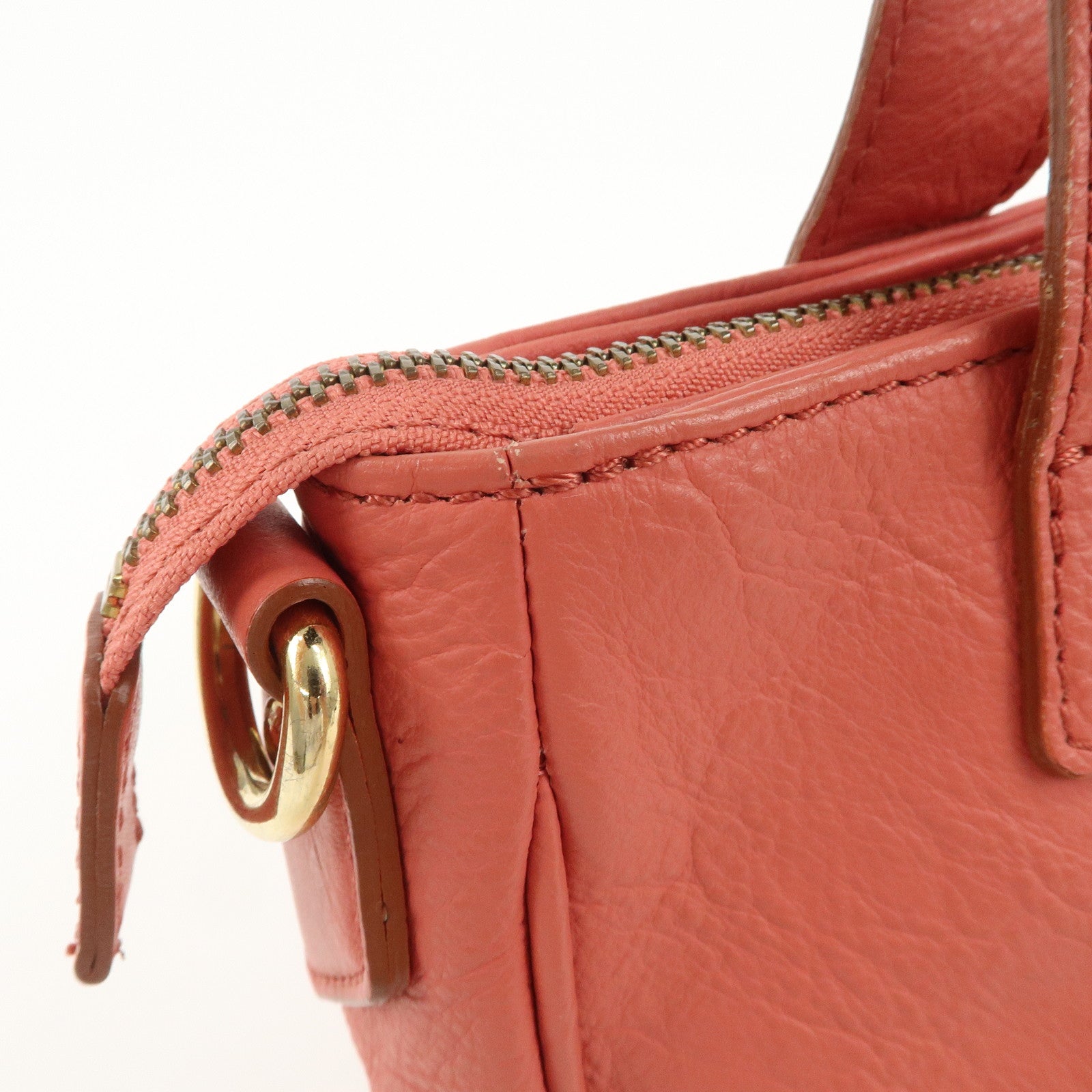 BURBERRY 2Way Bag Hand Bag Pink Gold Hardware