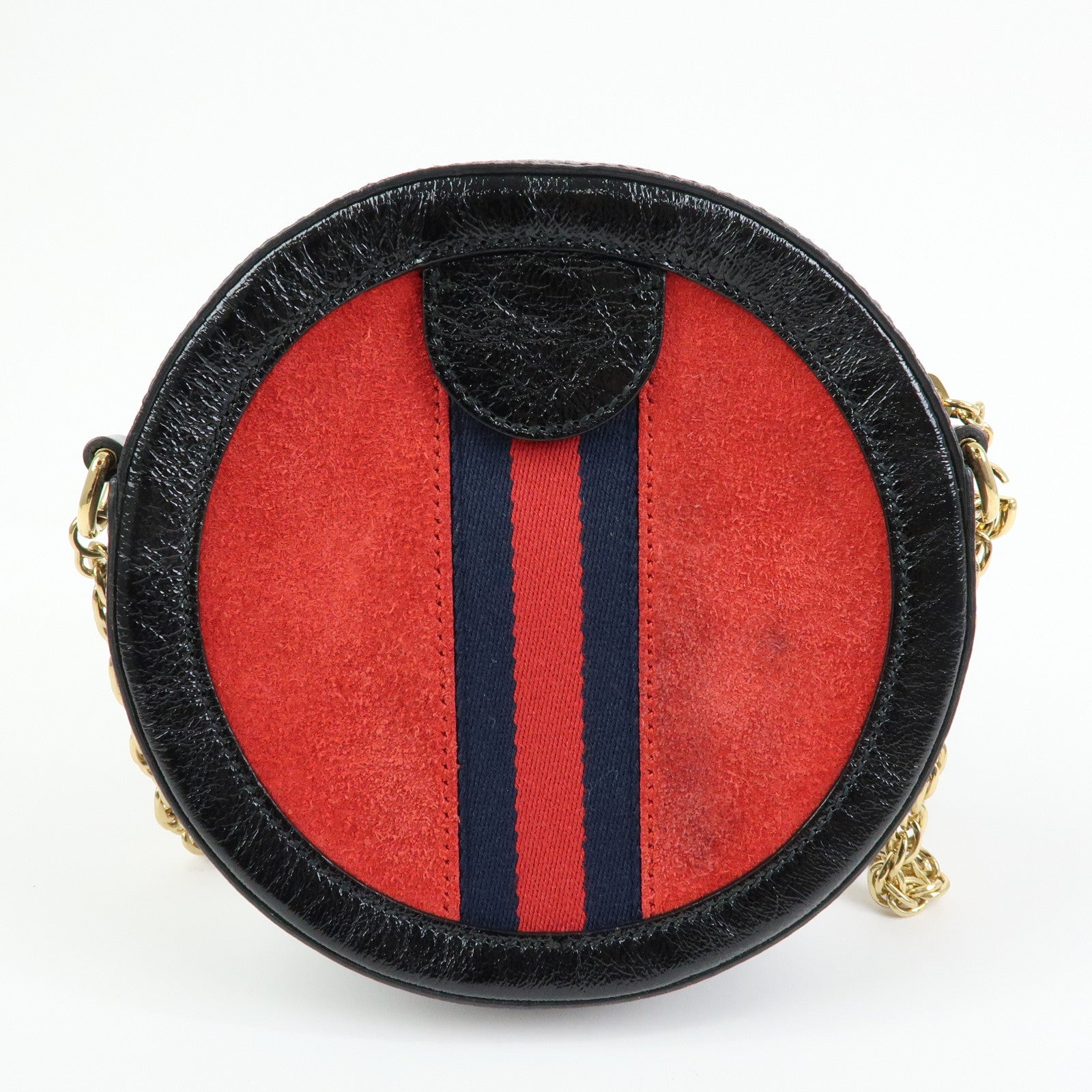 GUCCI Ophidia Sherry Double G Round Mini Chain Shoulder Bag 550618