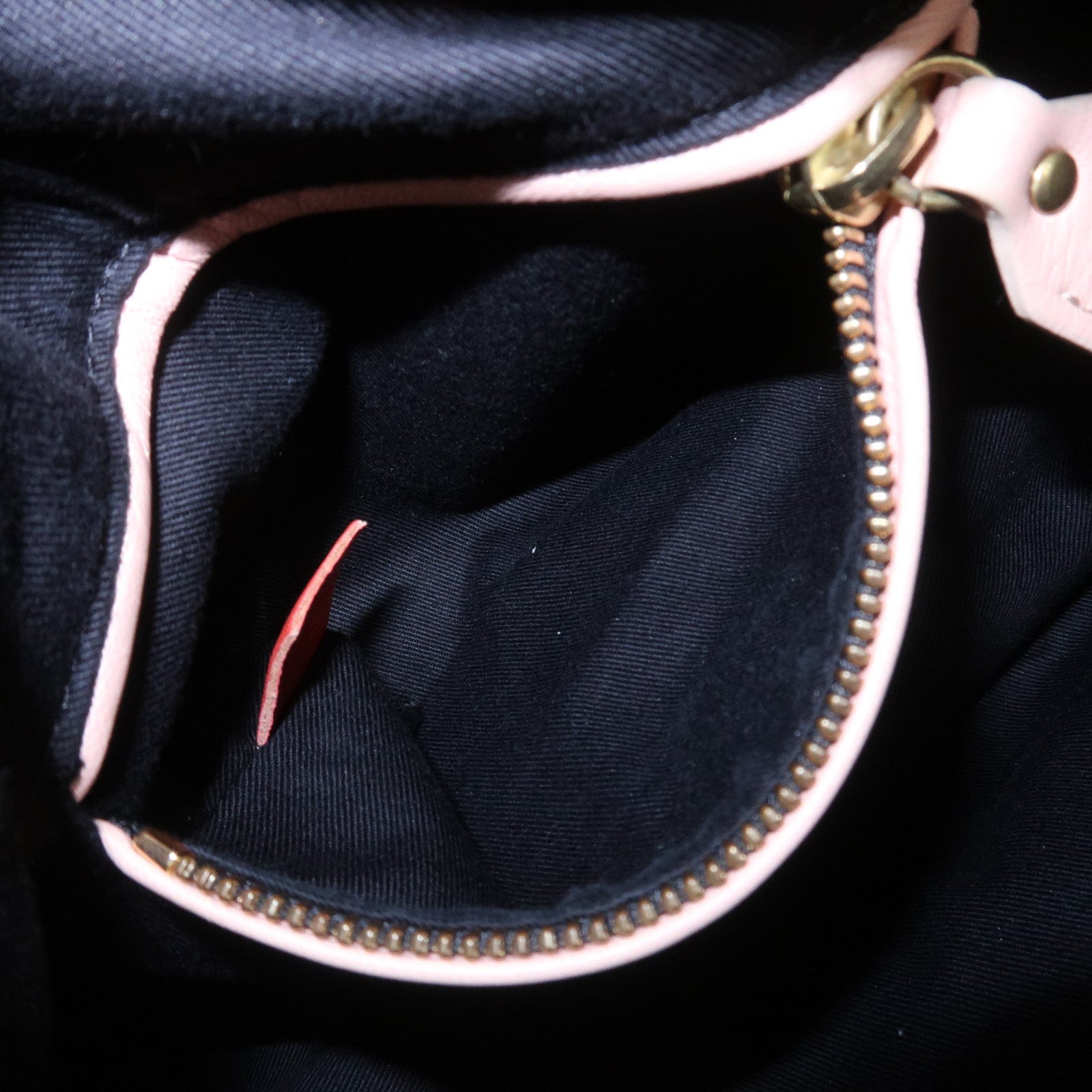 Chloe Paraty Leather 2Way Bag Shoulder Bag Hand Bag Red 031157