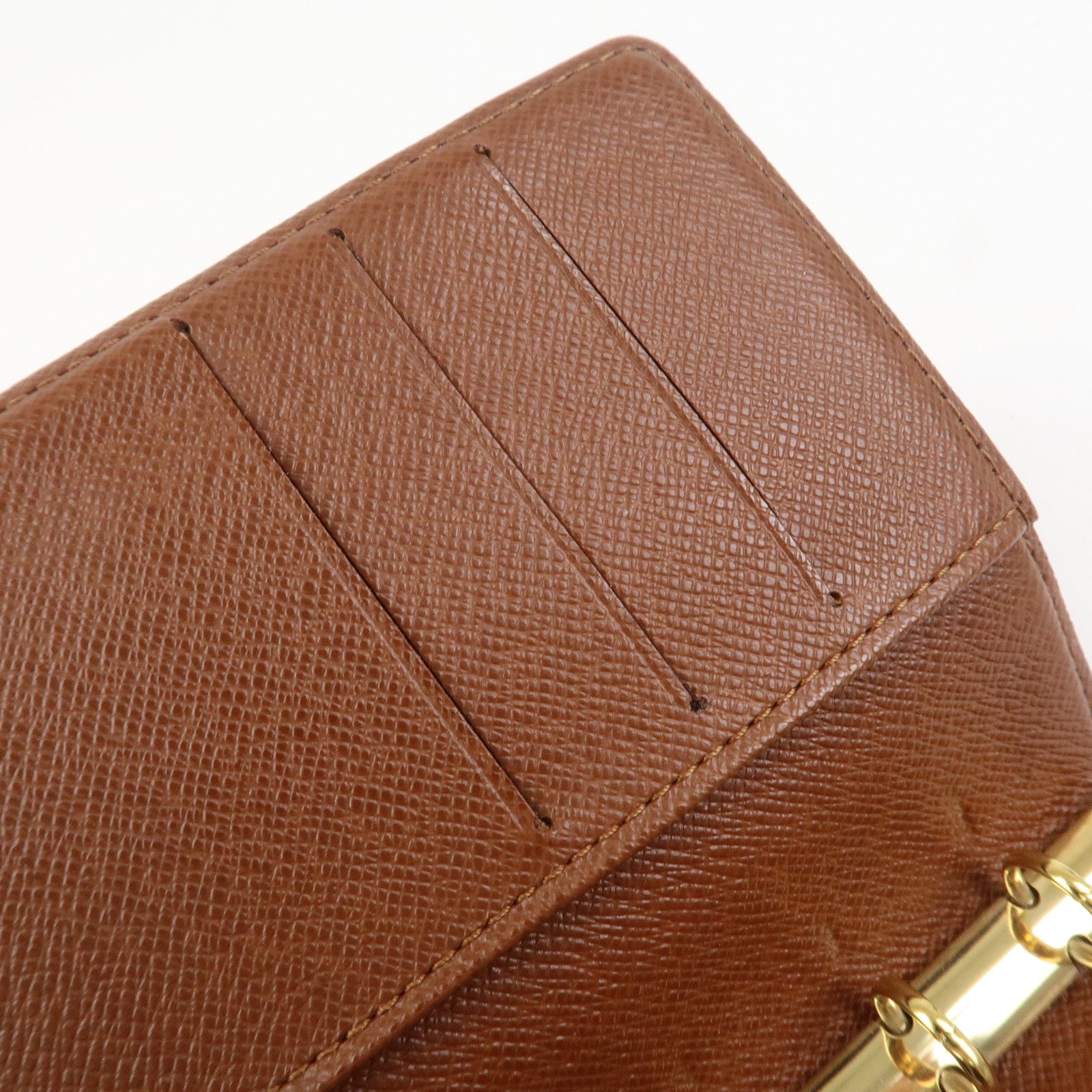 Louis Vuitton Monogram Canvas Agenda PM Planner Cover Brown R20005