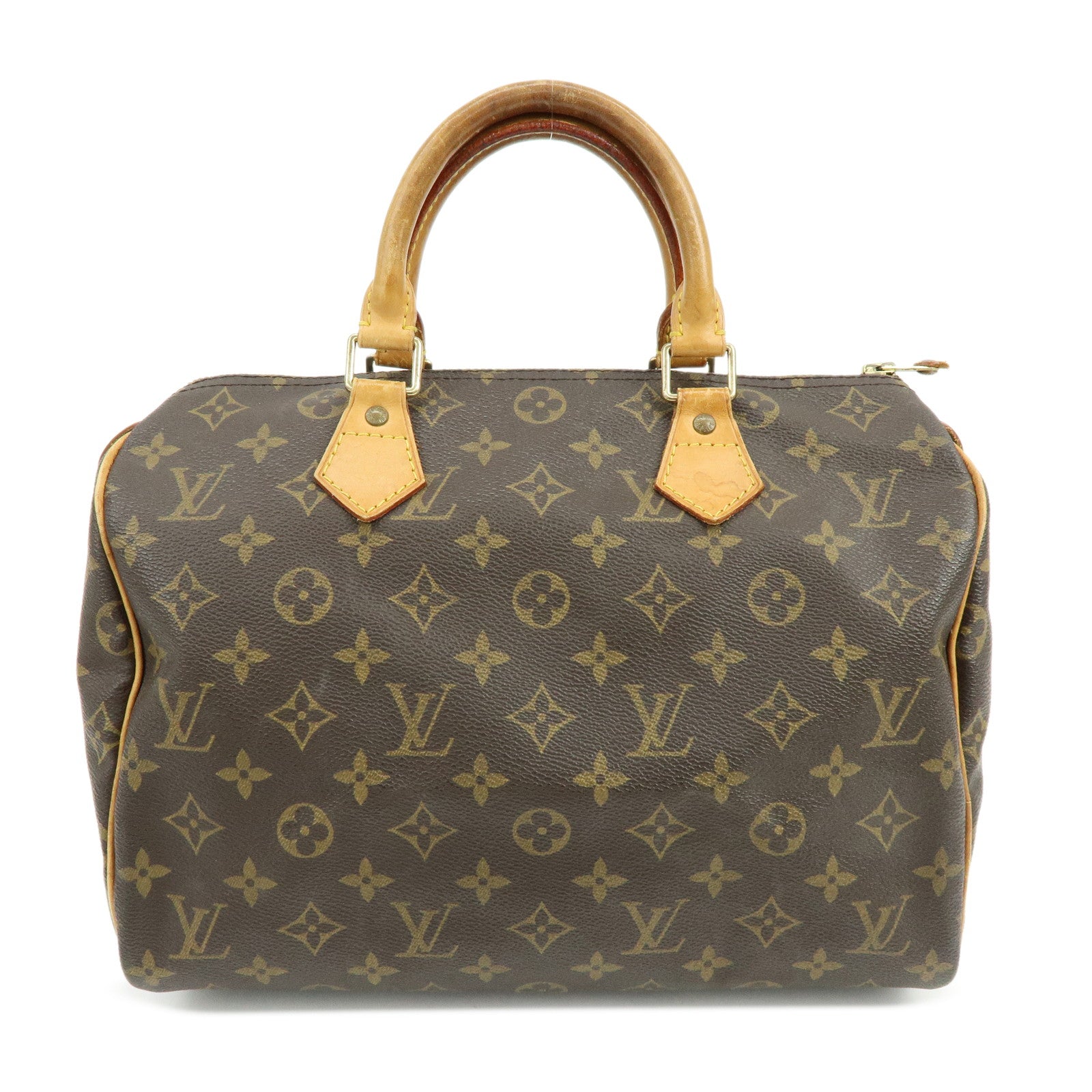 Louis Vuitton Monogram Speedy 30 Boston Bag Hand Bag Brown M41526