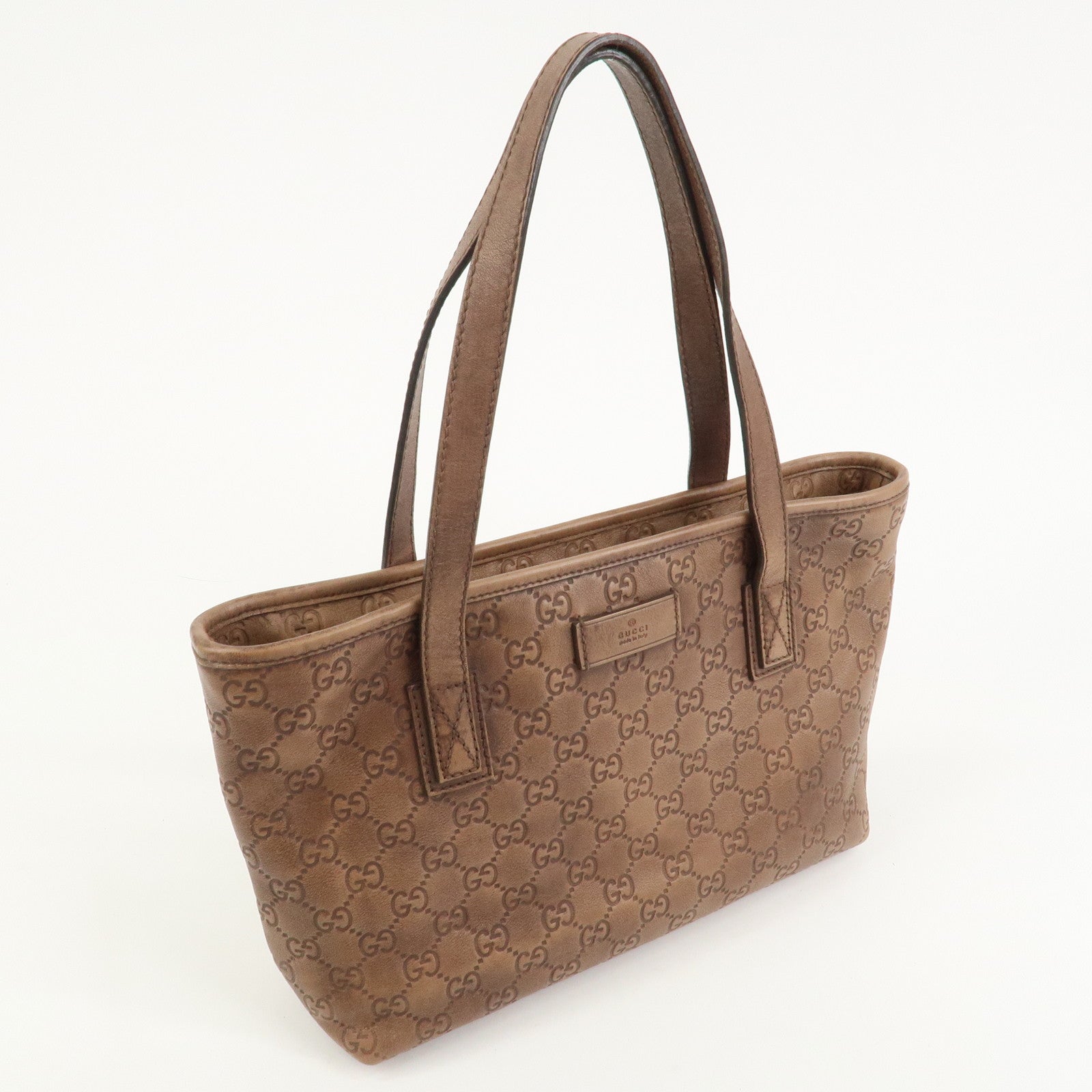 GUCCI Guccissima Leather Tote Bag Shoulder Bag Hand Bag 211136