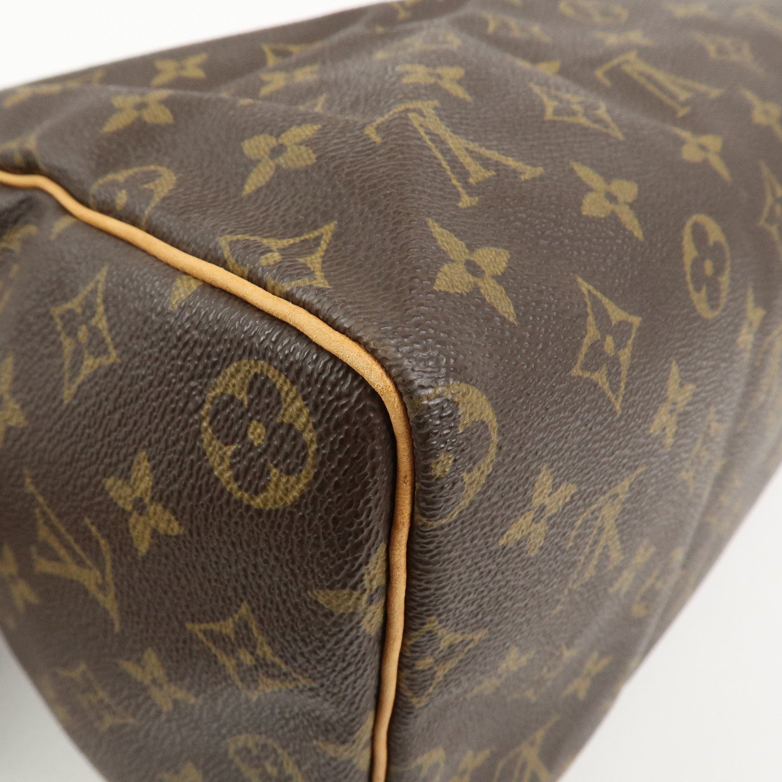Louis Vuitton Monogram Speedy 40 Hand Bag Boston Bag Brown M41522