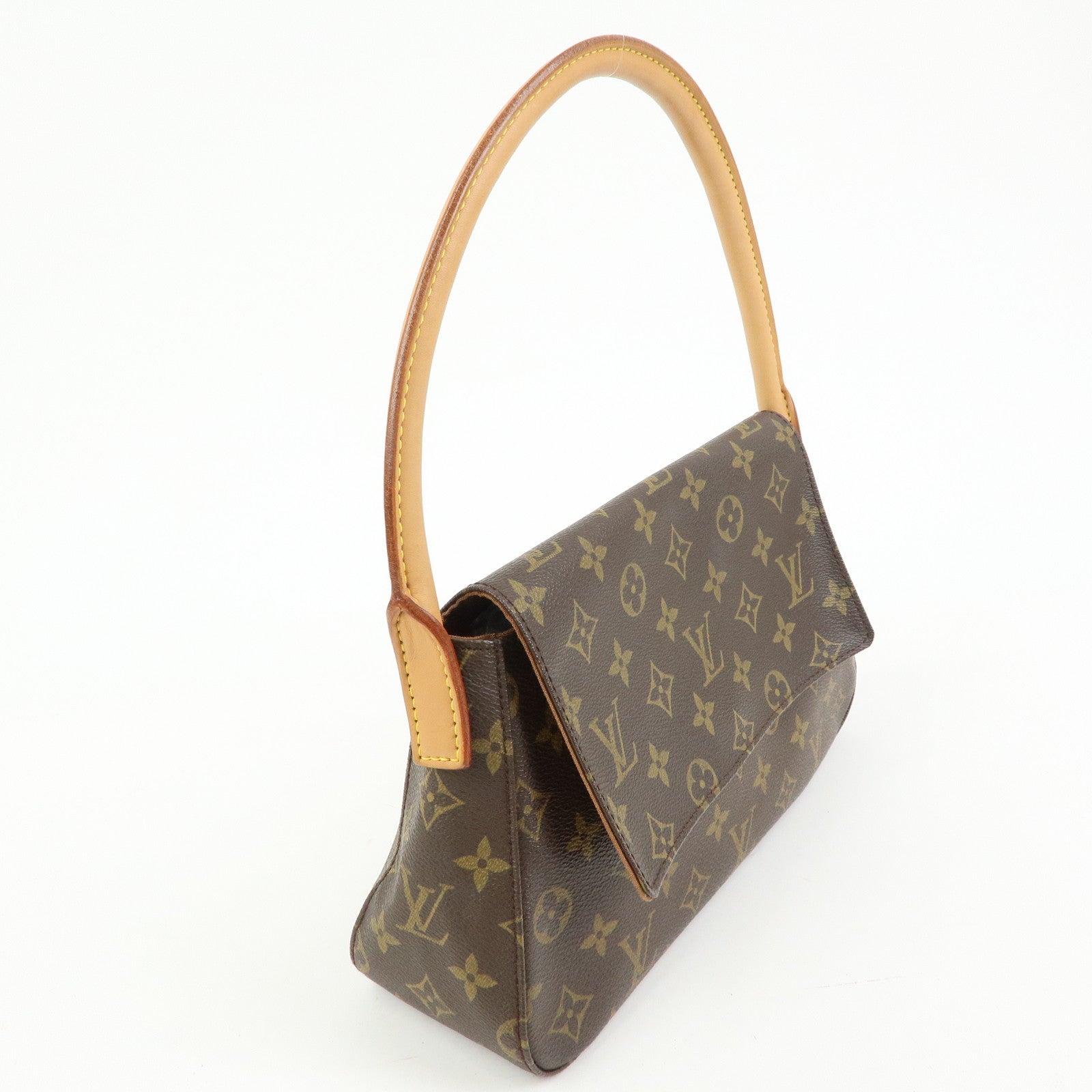 Louis Vuitton Monogram Mini Looping Shoulder Bag Brown M51147