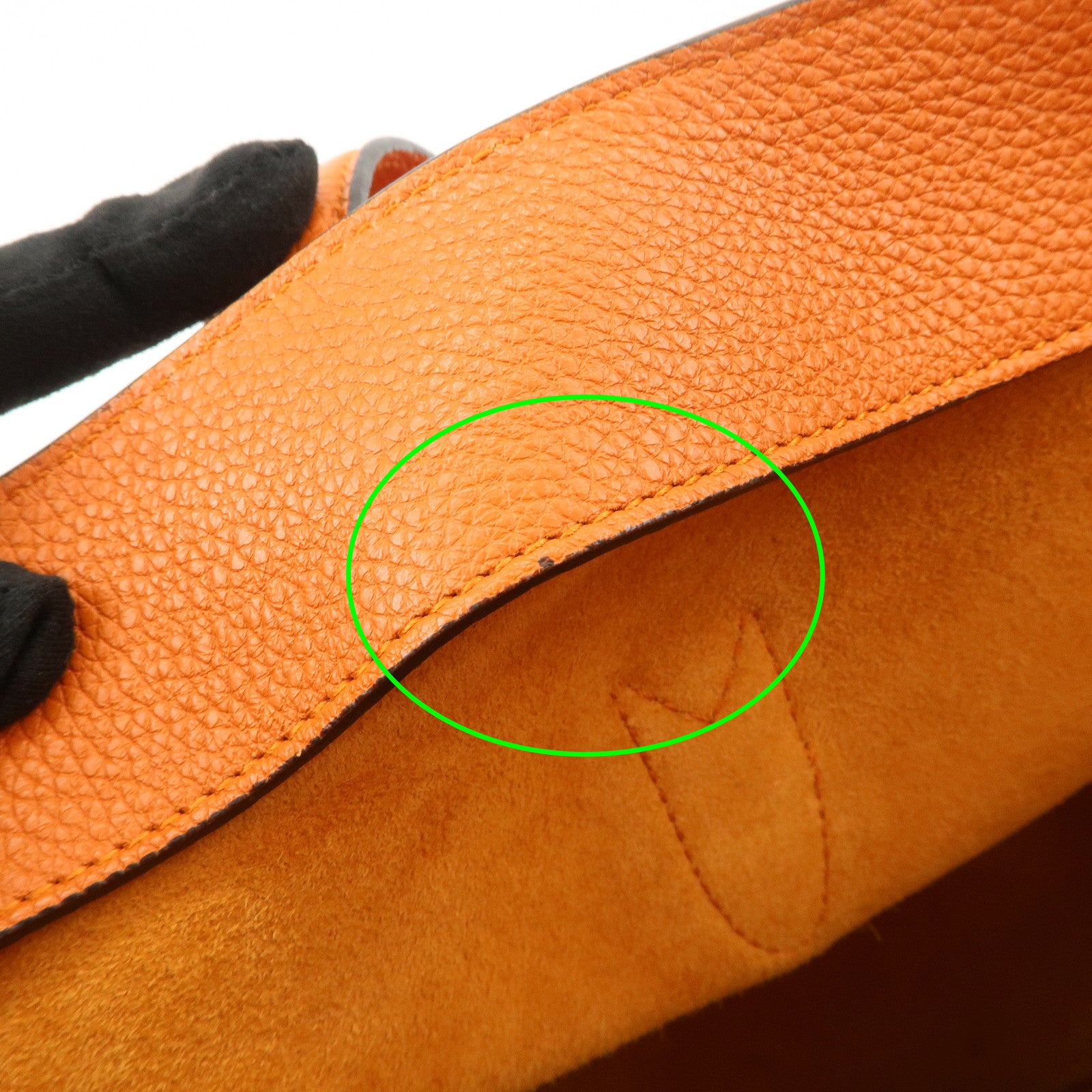 GUCCI New Jackie Leather Shoulder Bag Crossbody Bag Orange 380579 Used