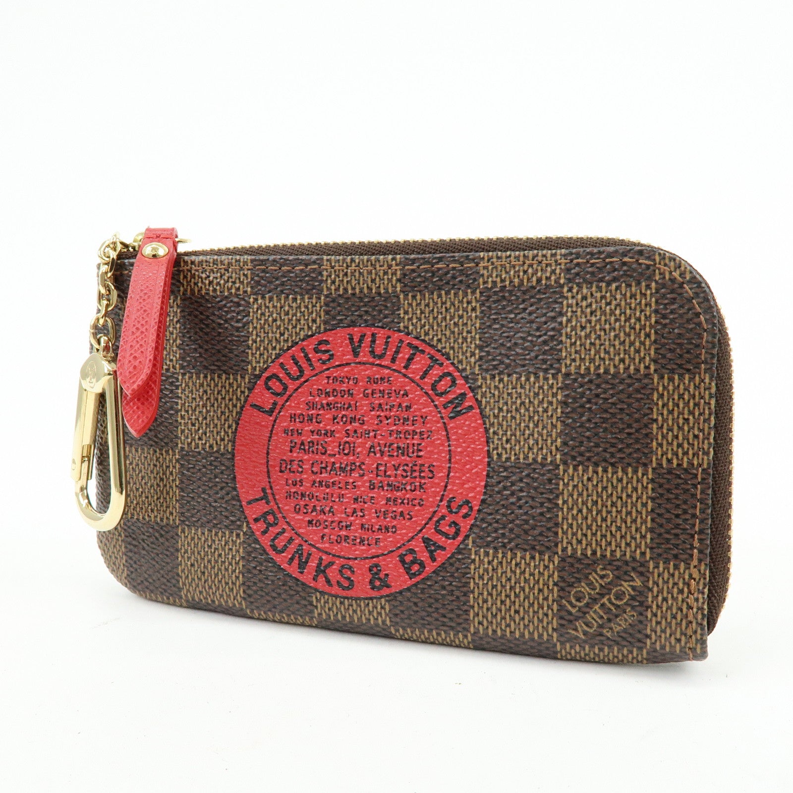 Louis Vuitton Damier T&B Pochette Cles Complice Coin Case N61742