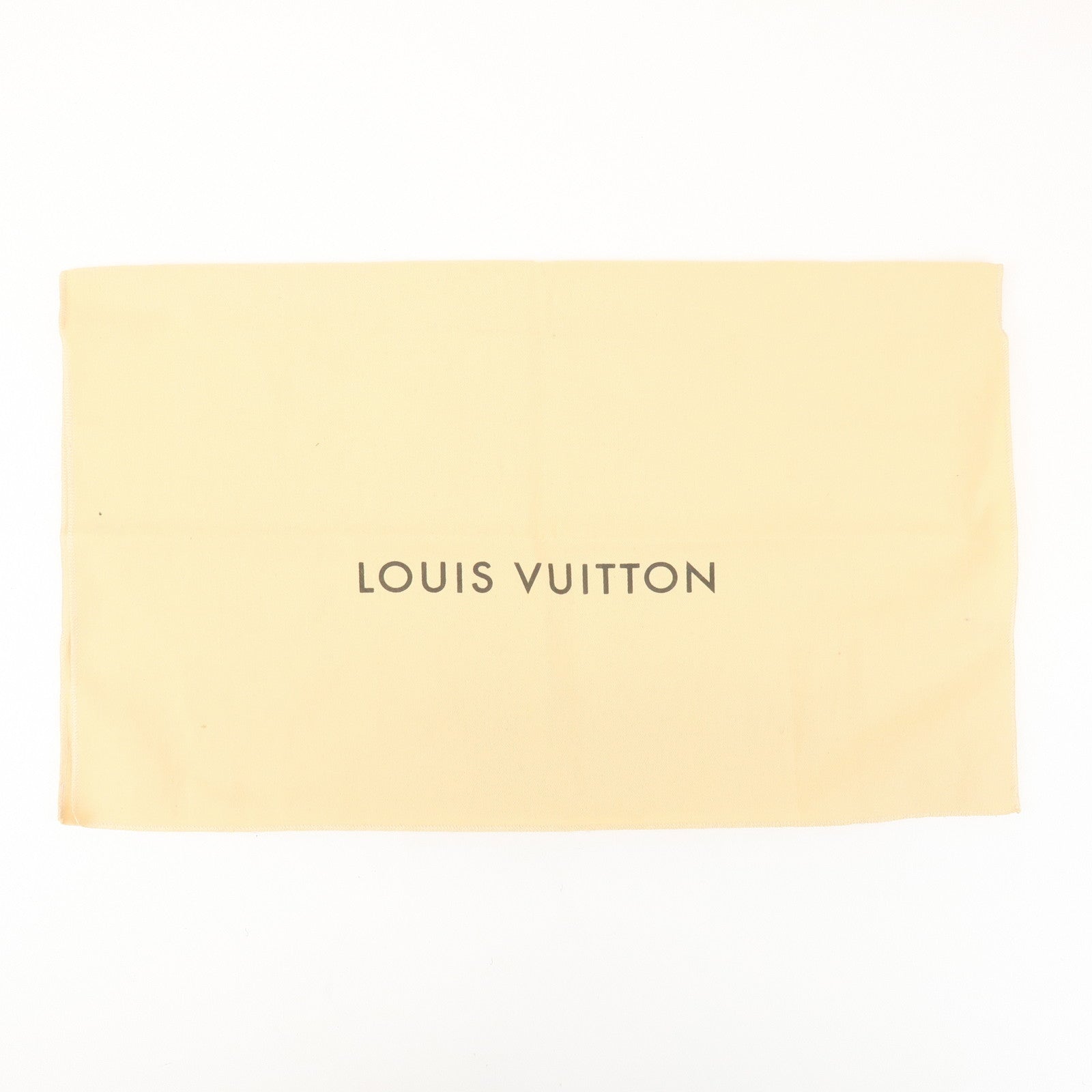Louis Vuitton Set of 10 Dust Bag Storage Bag Flap Style Beige