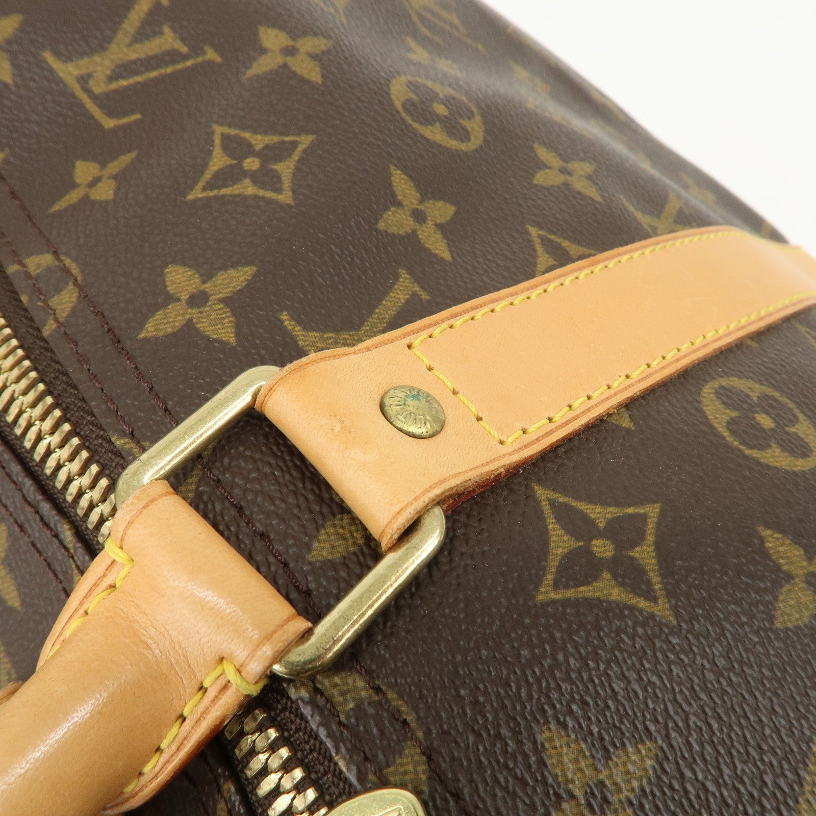 Louis Vuitton Monogram Keep All Bandouliere 55 Boston Bag M41414