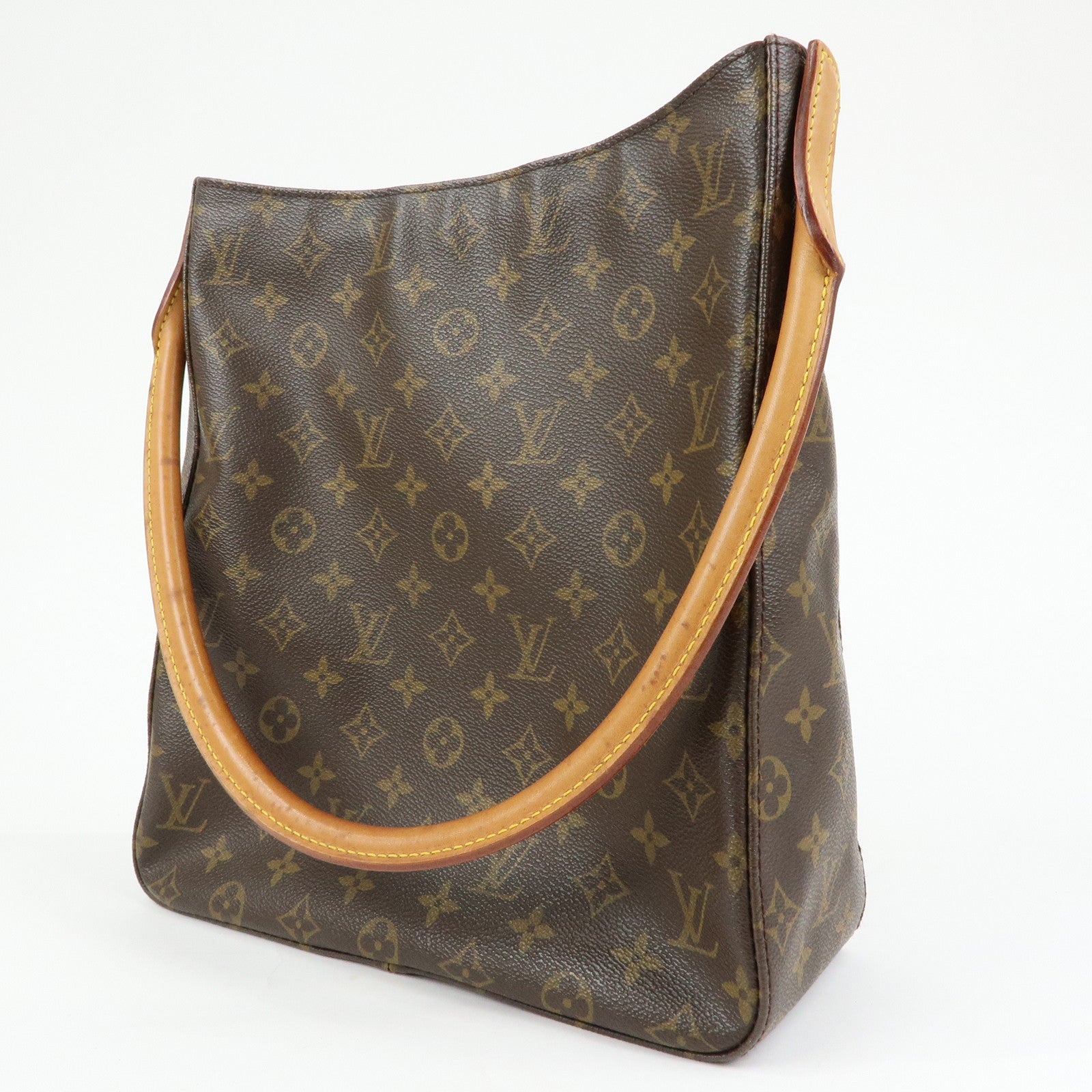 Louis Vuitton Monogram Looping GM Shoulder Bag Brown M51145